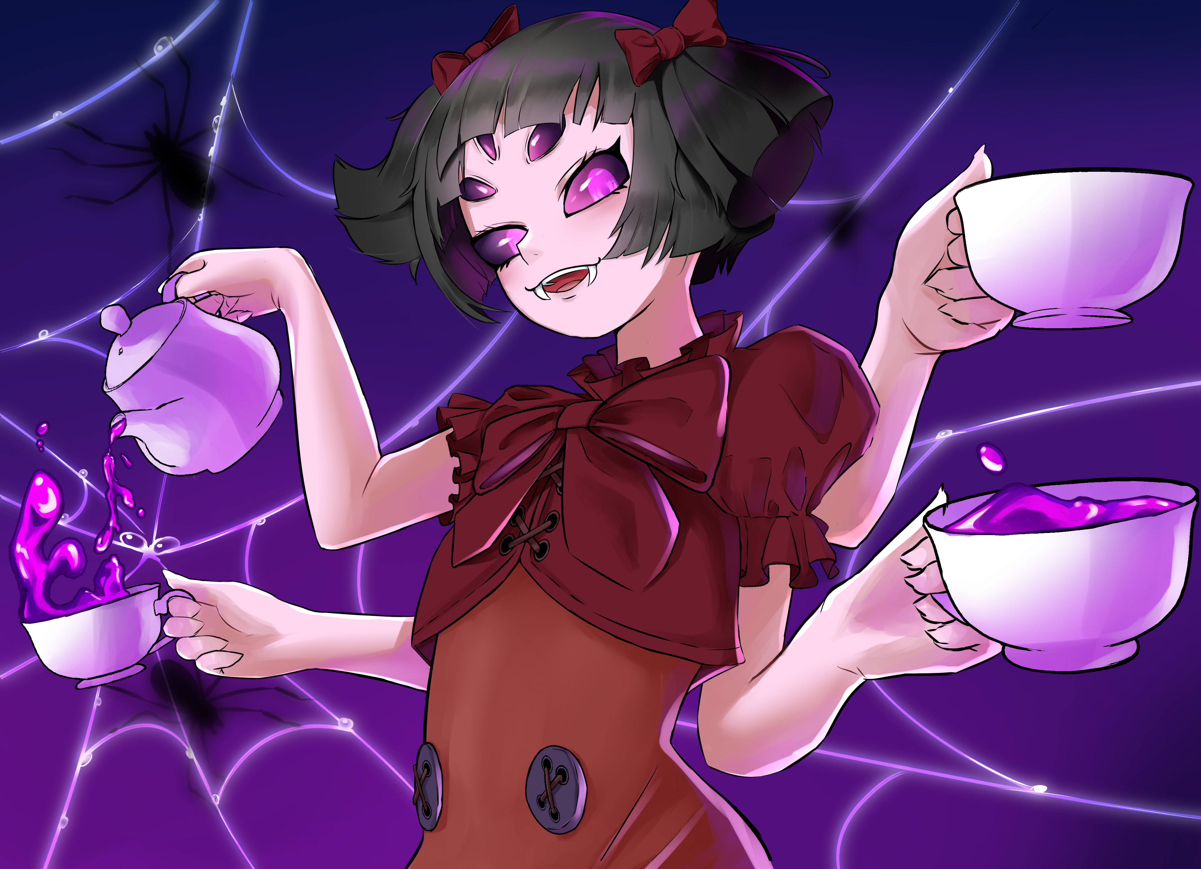 Muffet from Undertale 4K HD Wallpaper