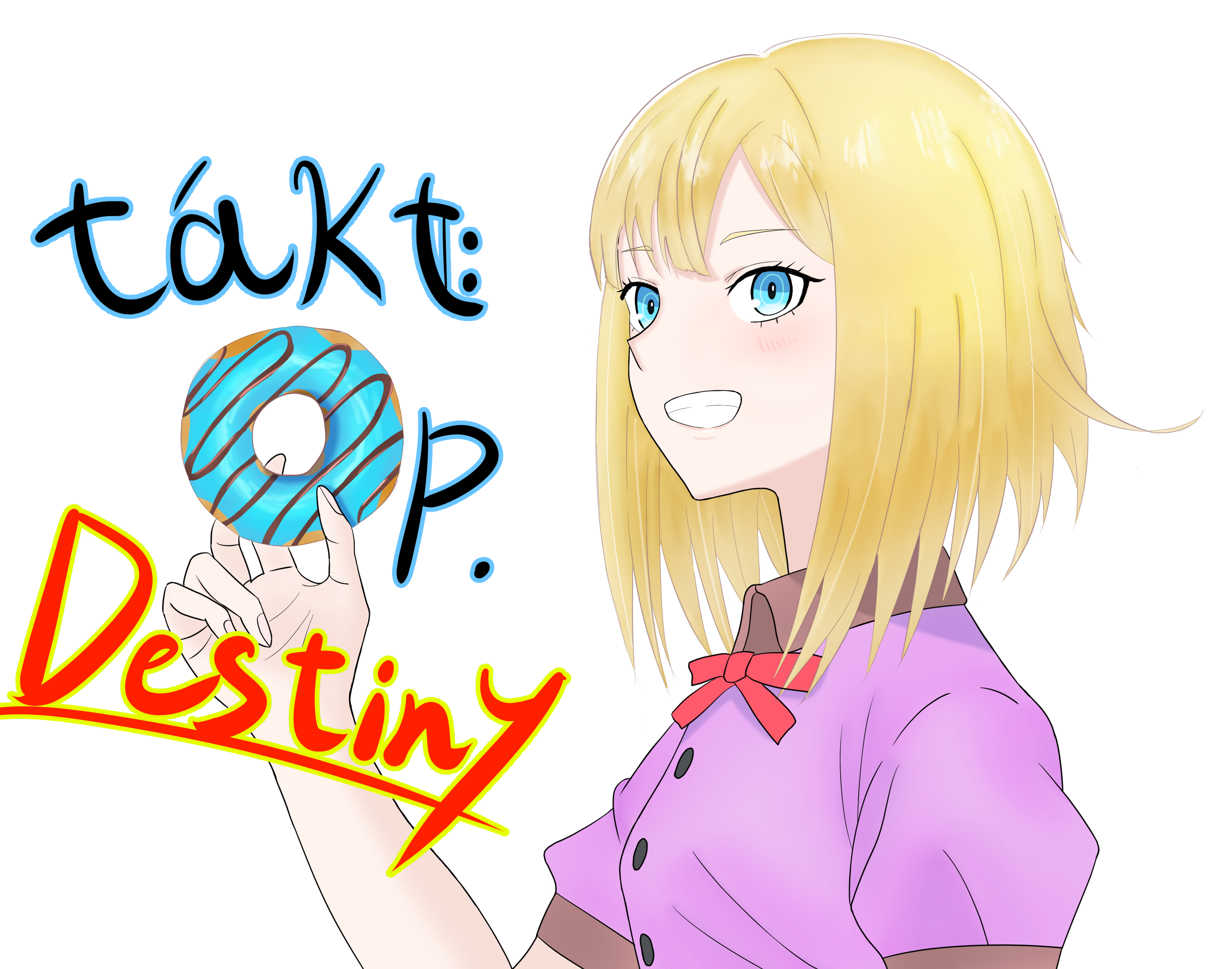 Cosette Schneider from Takt Op. Destiny holding a donut HD Wallpaper