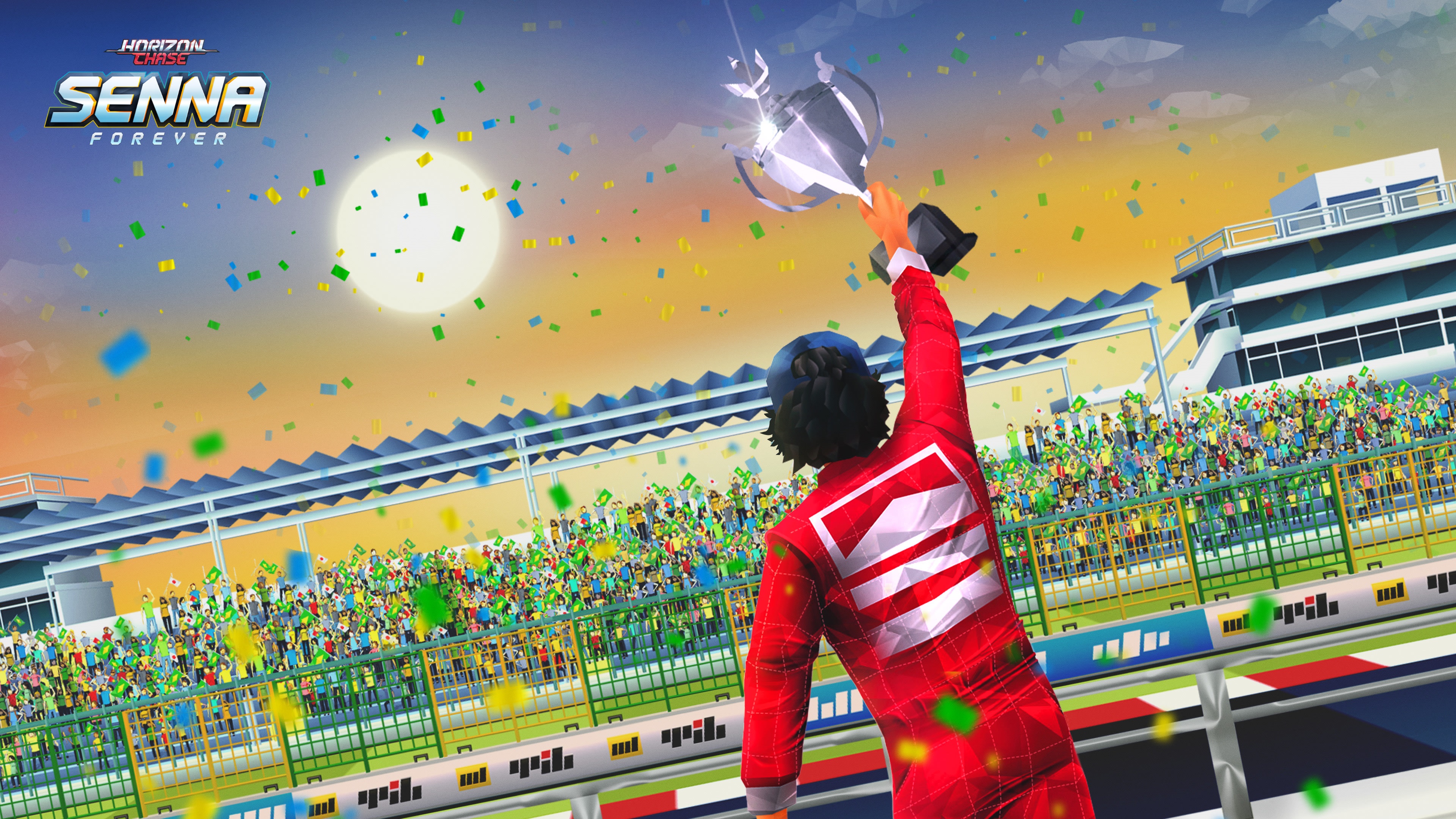 Horizon Chase Senna Forever HD Wallpaper