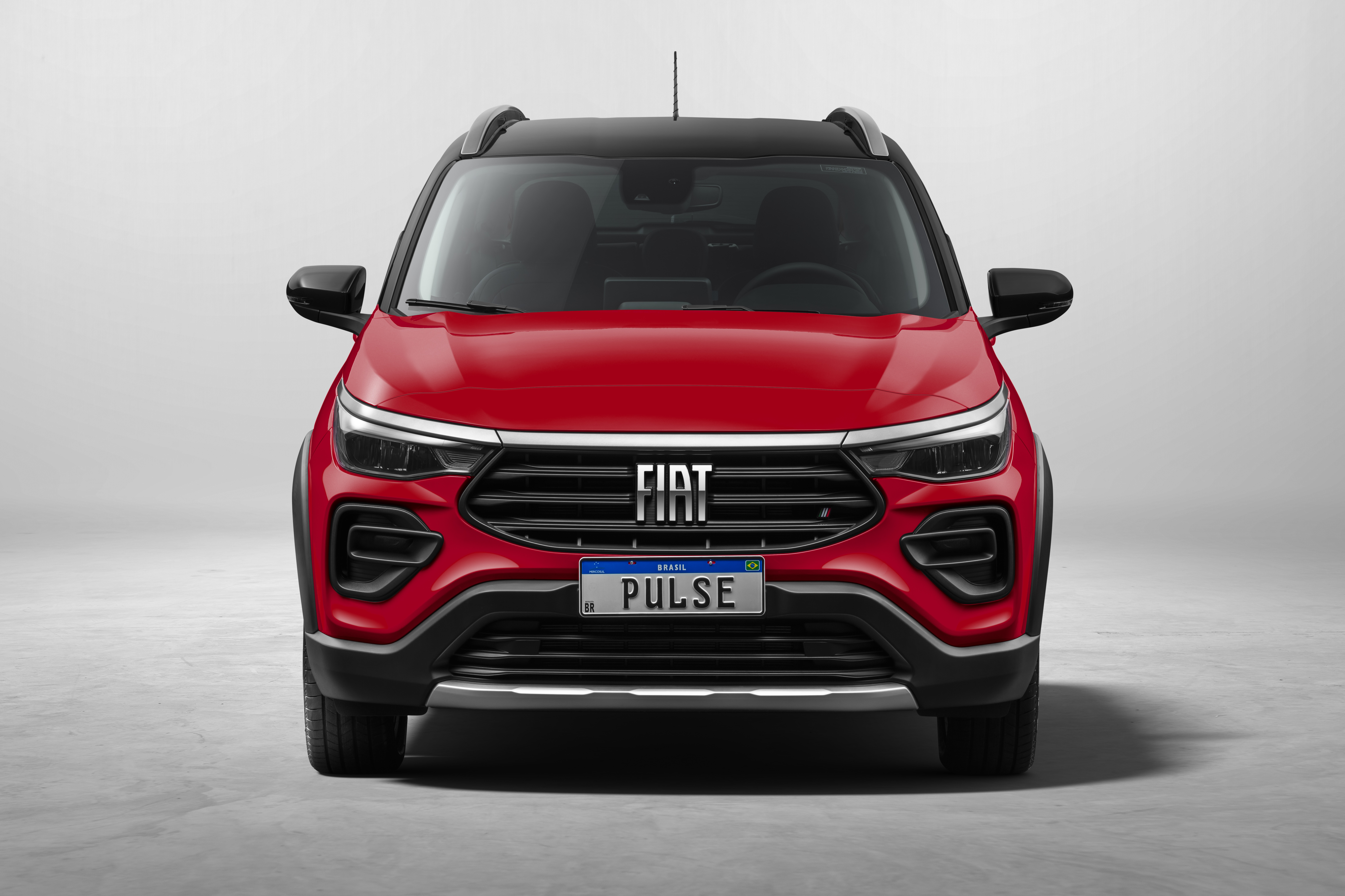 Red Fiat Pulse Audace Turbo SUV HD Wallpaper