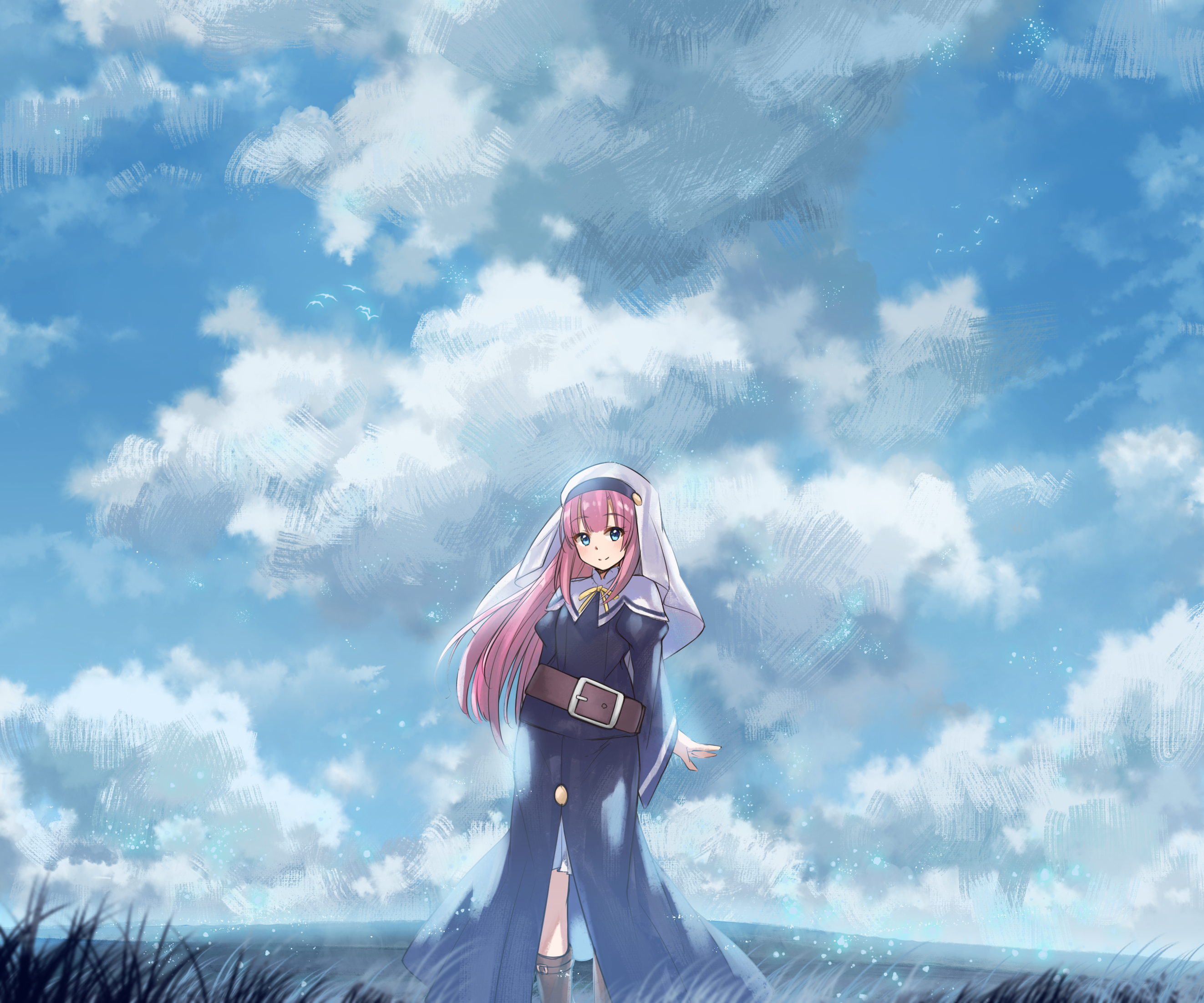 Hina Sato from The Day I Became A God HD Wallpaper