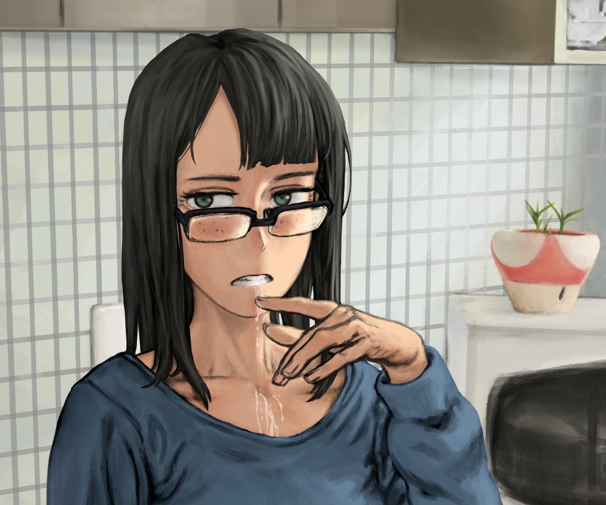 Sayaka Kanamori from Hands Off The Motion Pictures Club! HD Wallpaper