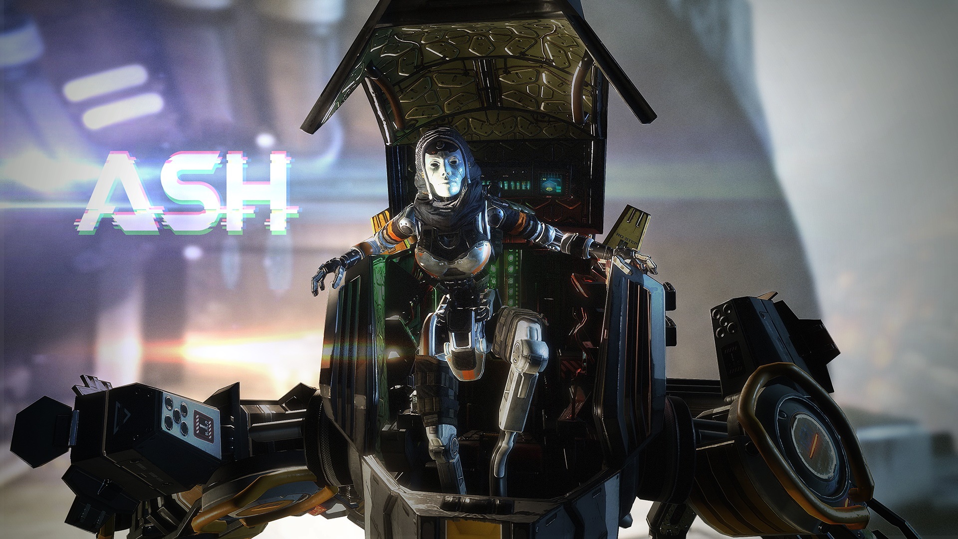 Ash from Apex Legends in a mech HD Wallpaper