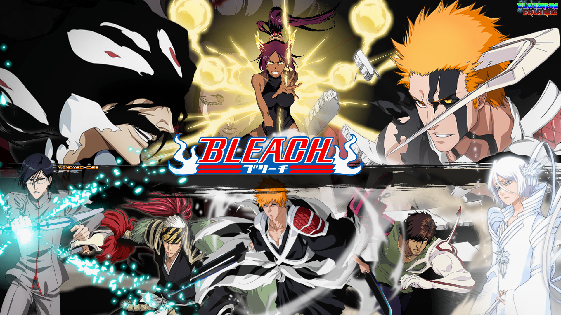 Bleach characters Ichigo Kurosaki and Renji Abarai HD Wallpaper