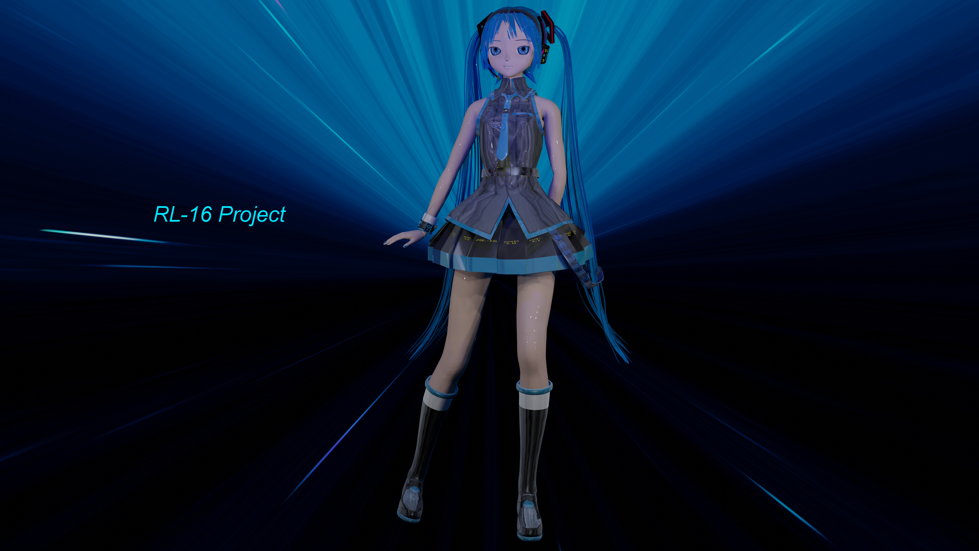 Hatsune Miku from RL-16 Project HD Wallpaper