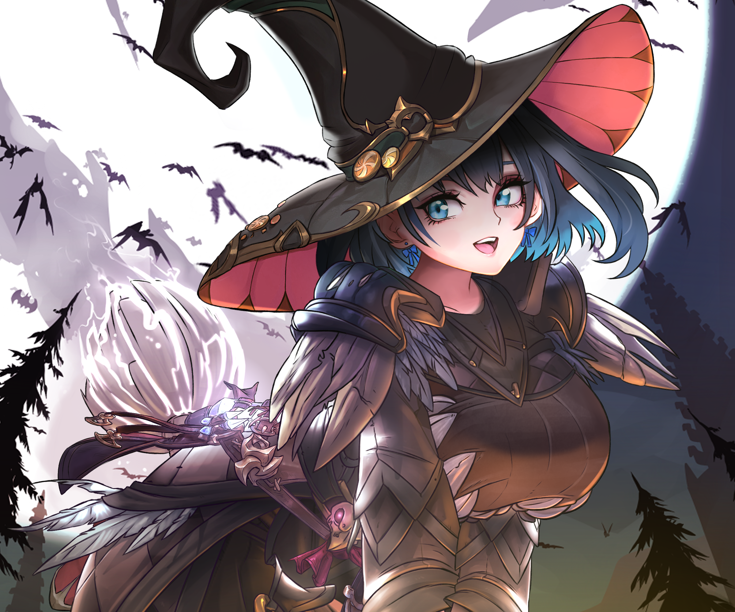 Ouro Kronii Witch from Hololive HD Wallpaper