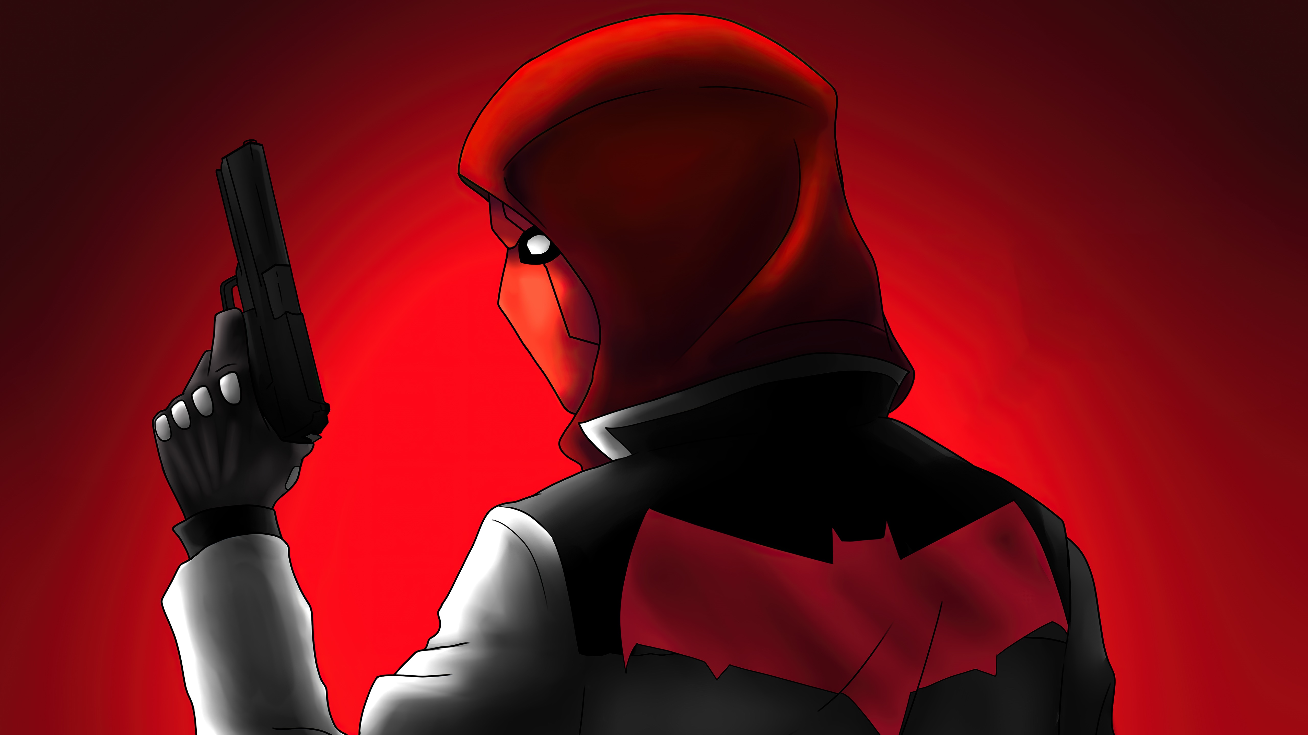 Red Hood from DC Comics 4K HD Wallpaper
