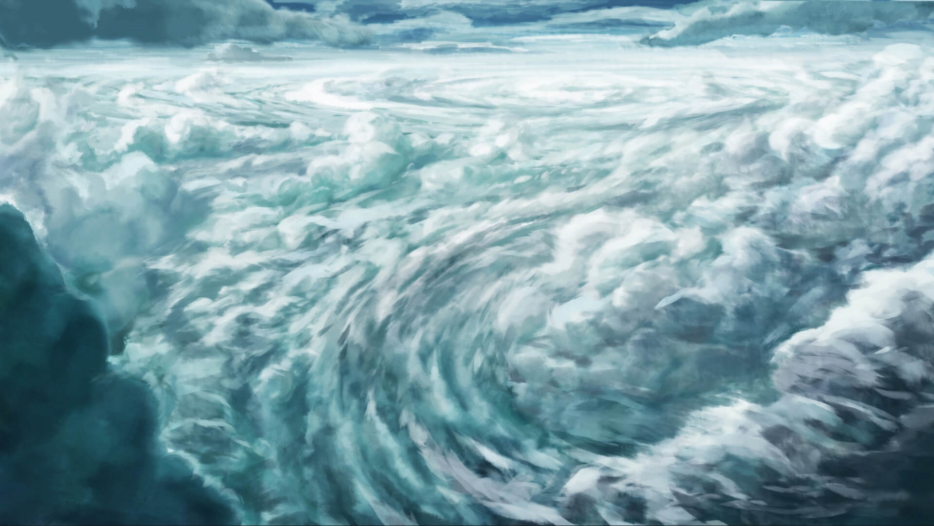 Godzilla: Planet Eater clouds HD Wallpaper