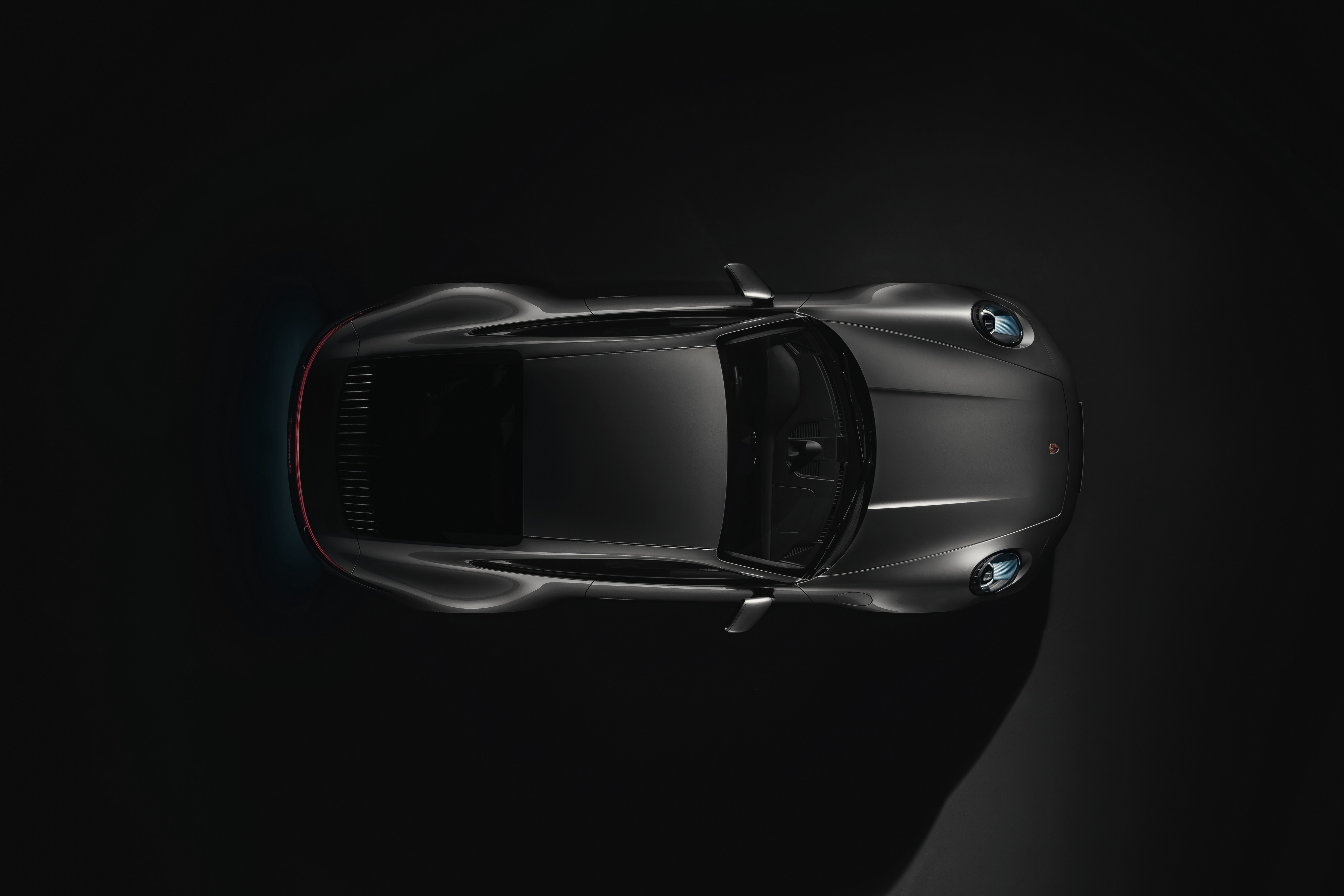Porsche 911 Carrera 4S from above HD Wallpaper