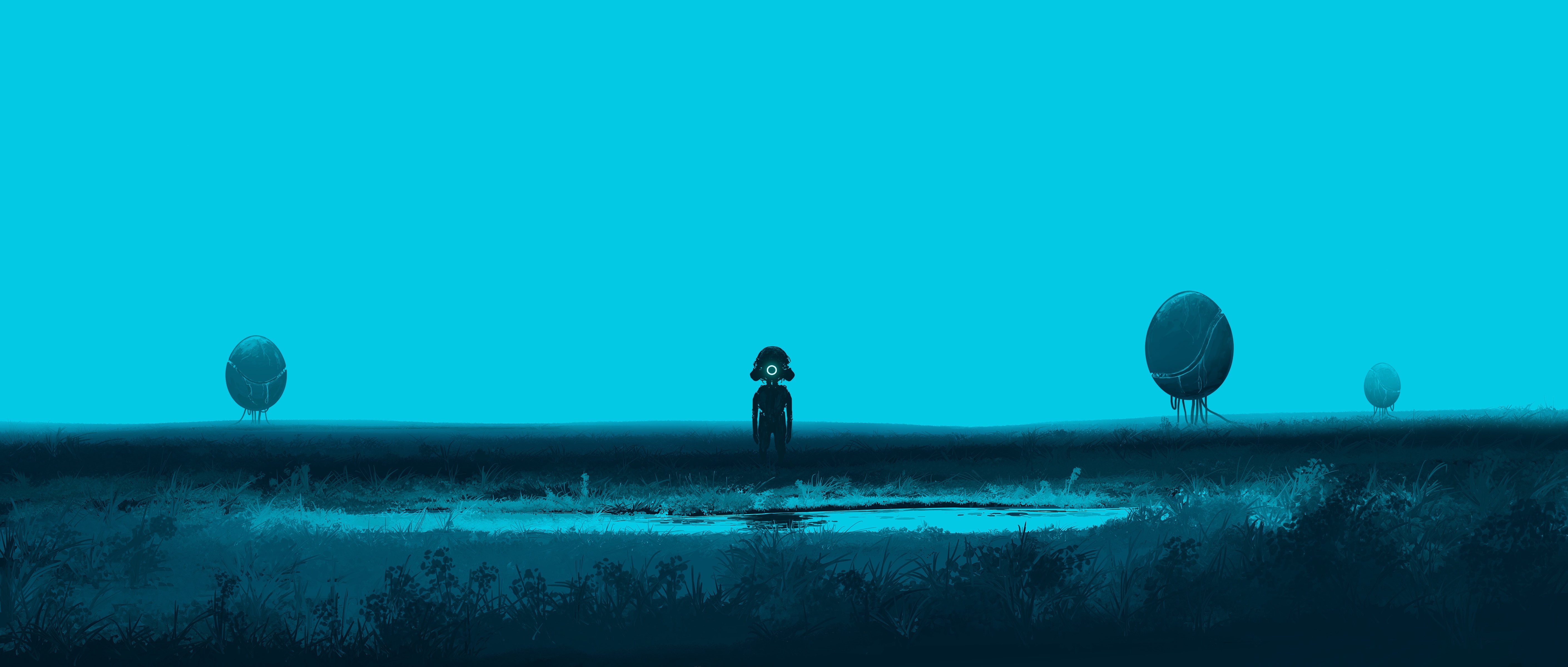 Sci Fi Robot HD Wallpaper