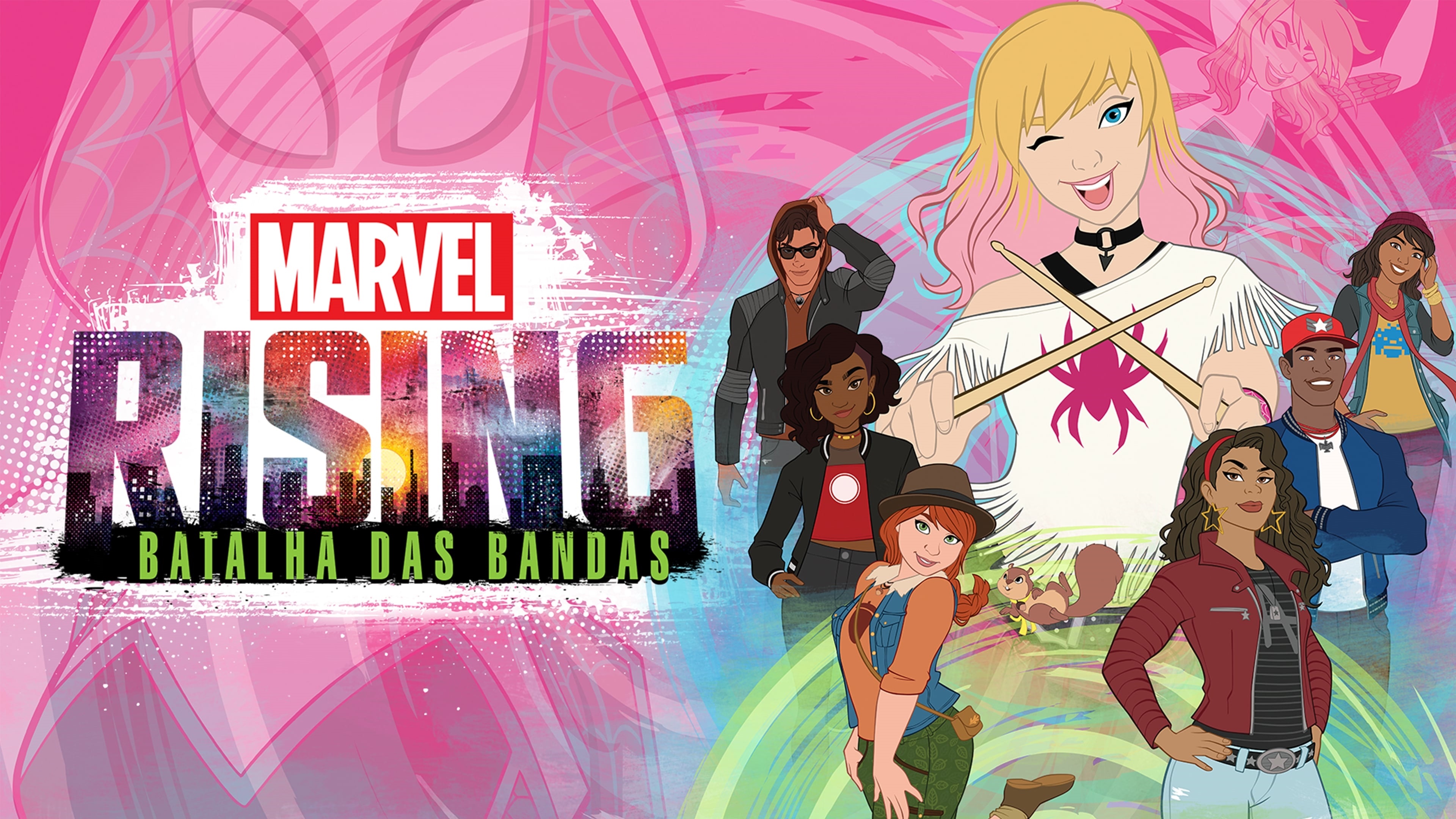 Marvel Rising: Batalha das Bandas 4K HD Wallpaper