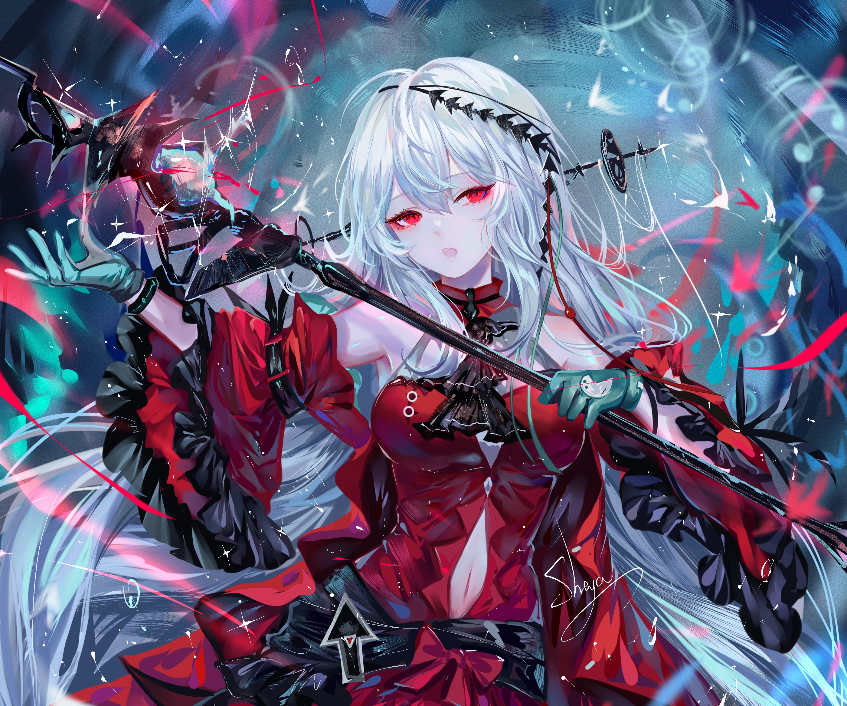 Skadi the Corrupting Heart from Arknights HD Wallpaper
