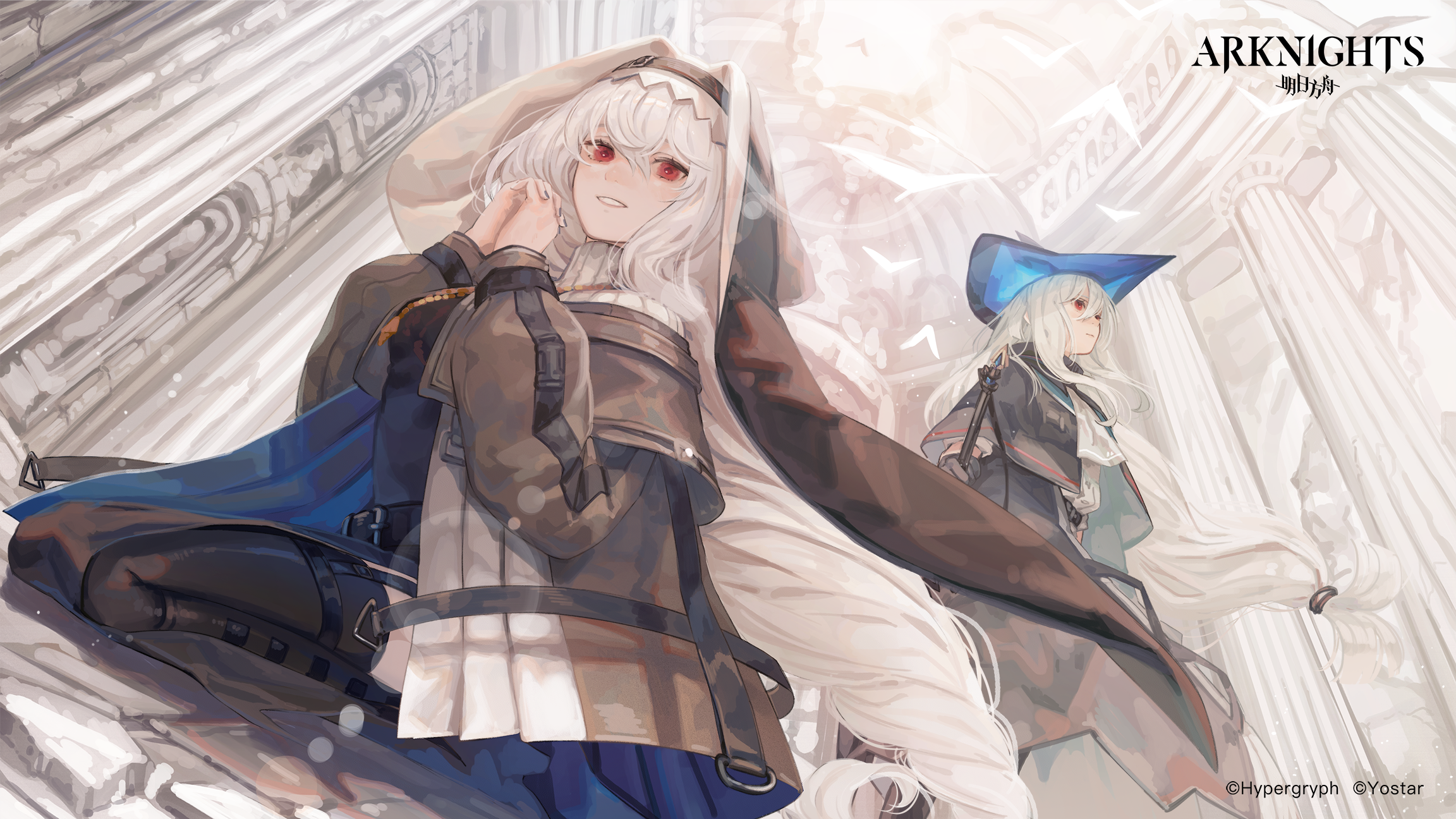Skadi and Specter from Arknights HD Wallpaper