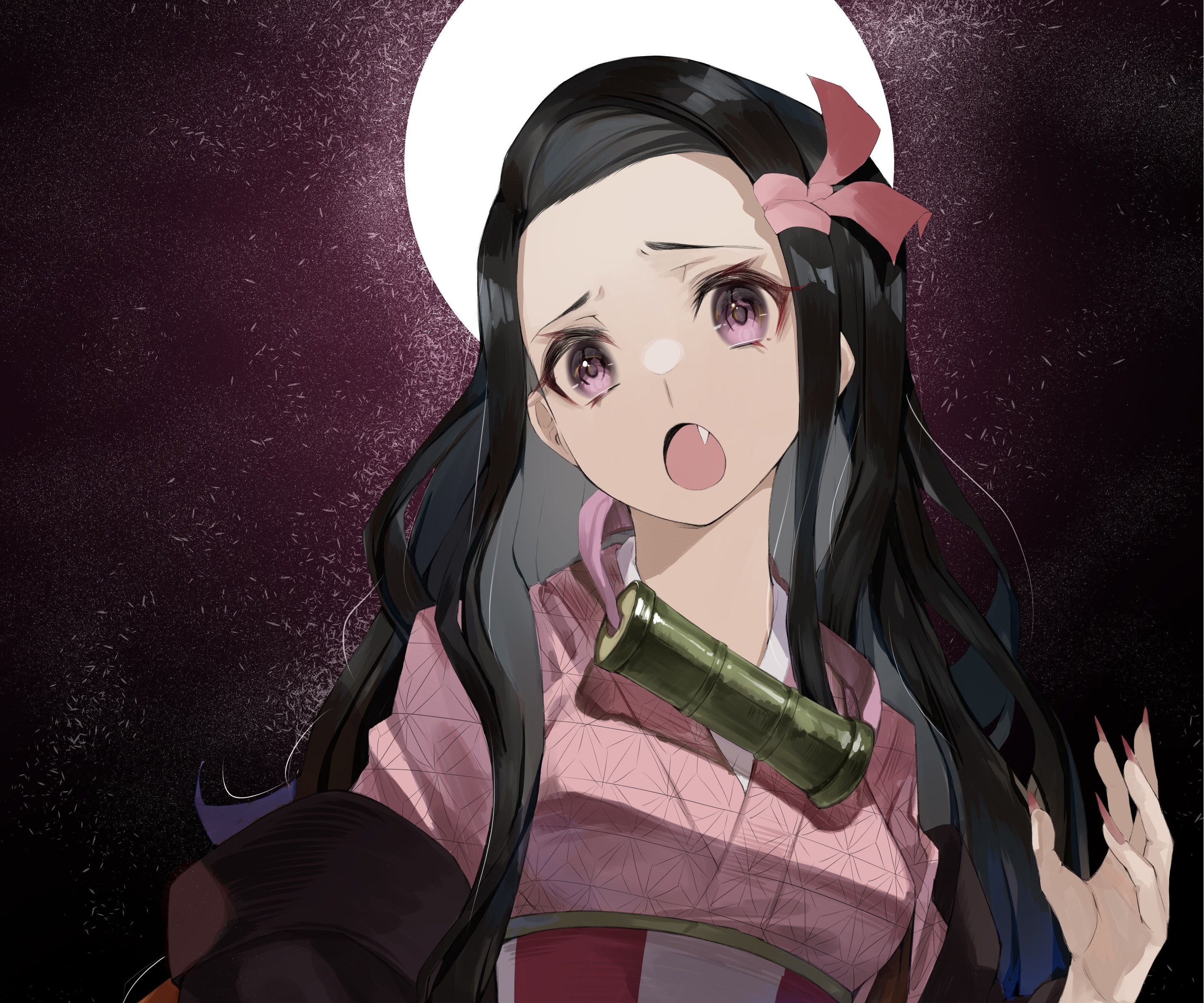 Nezuko Kamado from Demon Slayer: Kimetsu No Yaiba HD Wallpaper