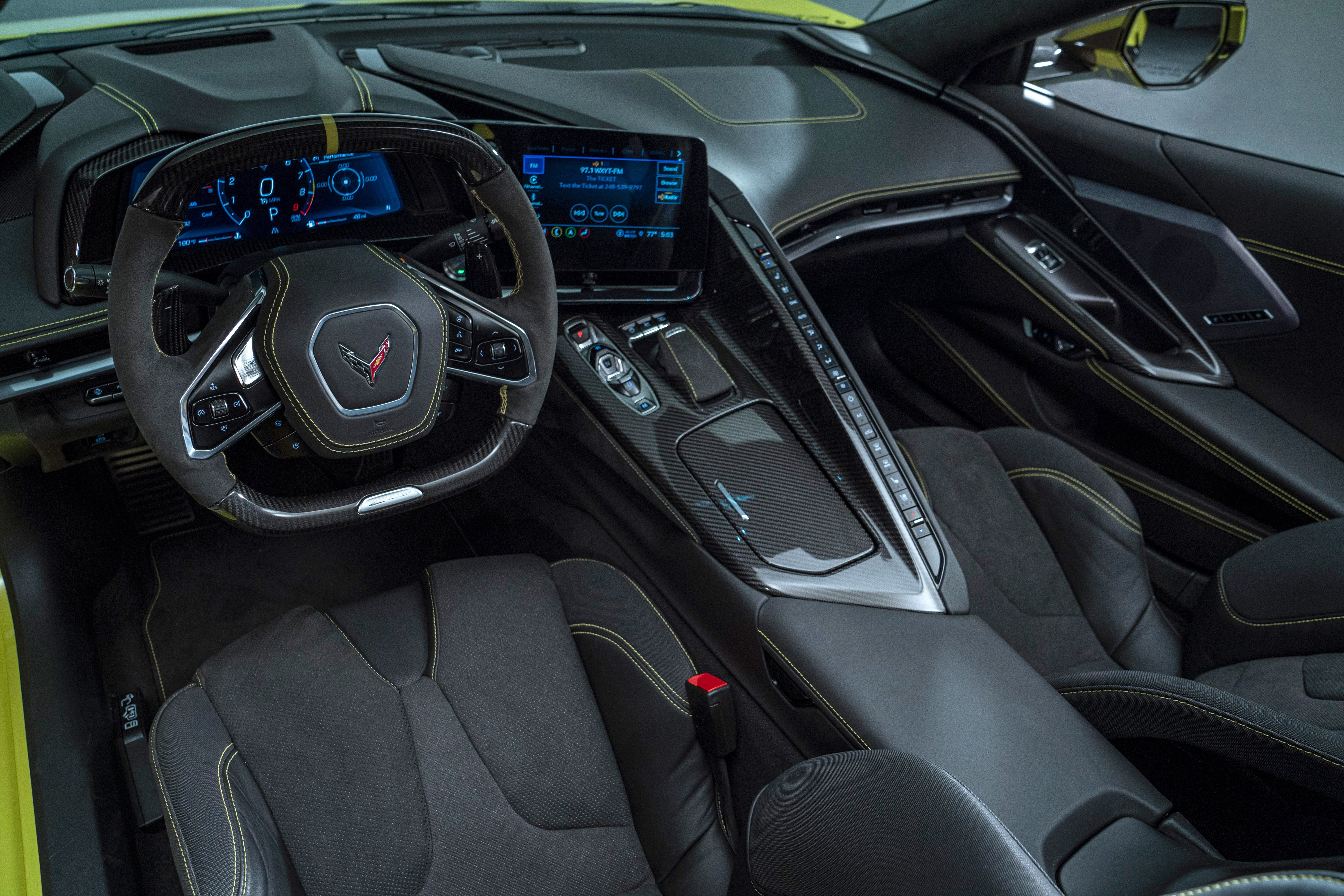 2023 Chevrolet Corvette Z06 Interior HD Wallpaper