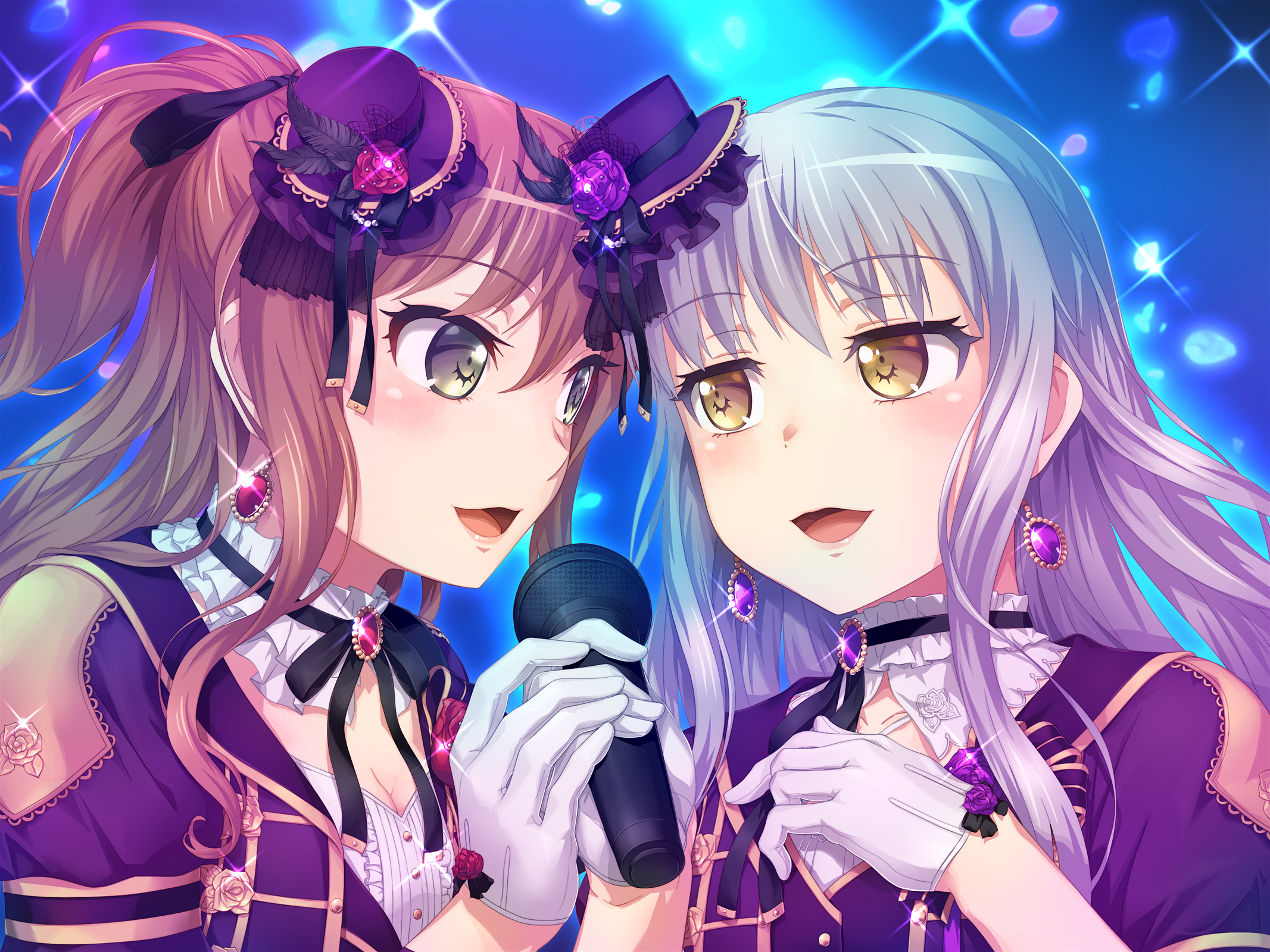 Lisa Imai and Yukina Minato from BanG Dream! Girls Band Party! HD Wallpaper