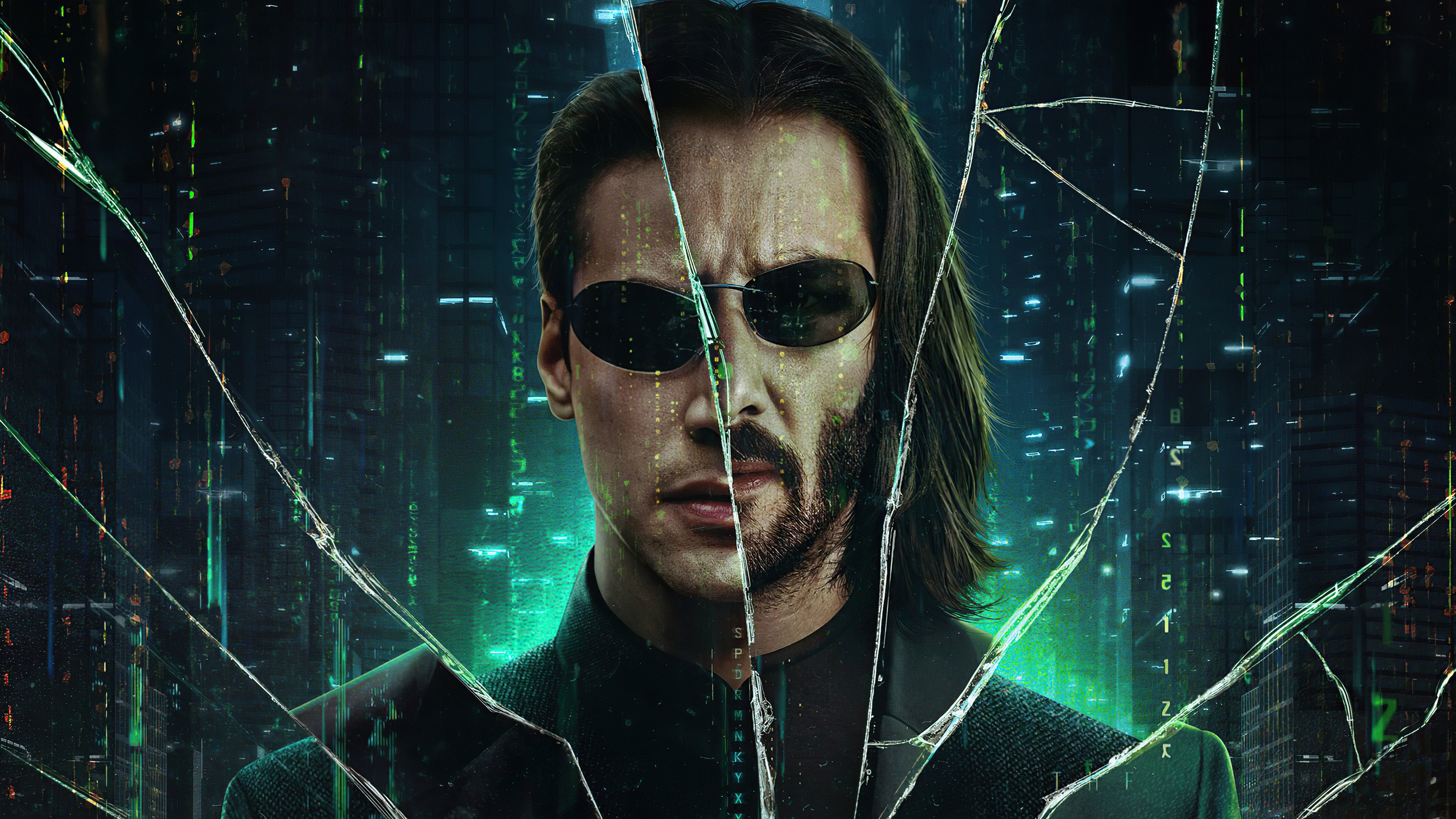 Neo from The Matrix Resurrections 4K HD Wallpaper