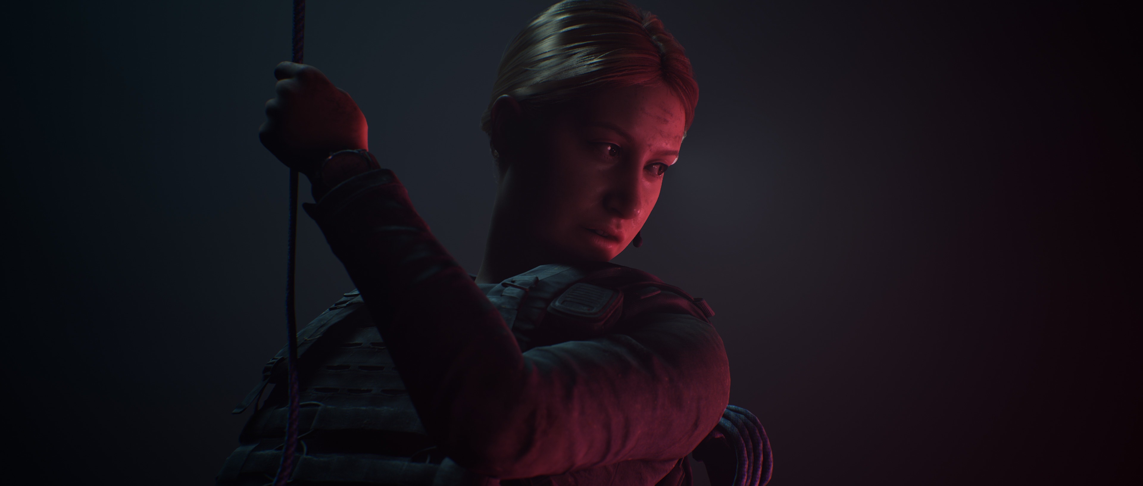 Woman holding a rope in House of Ashes HD Wallpaper