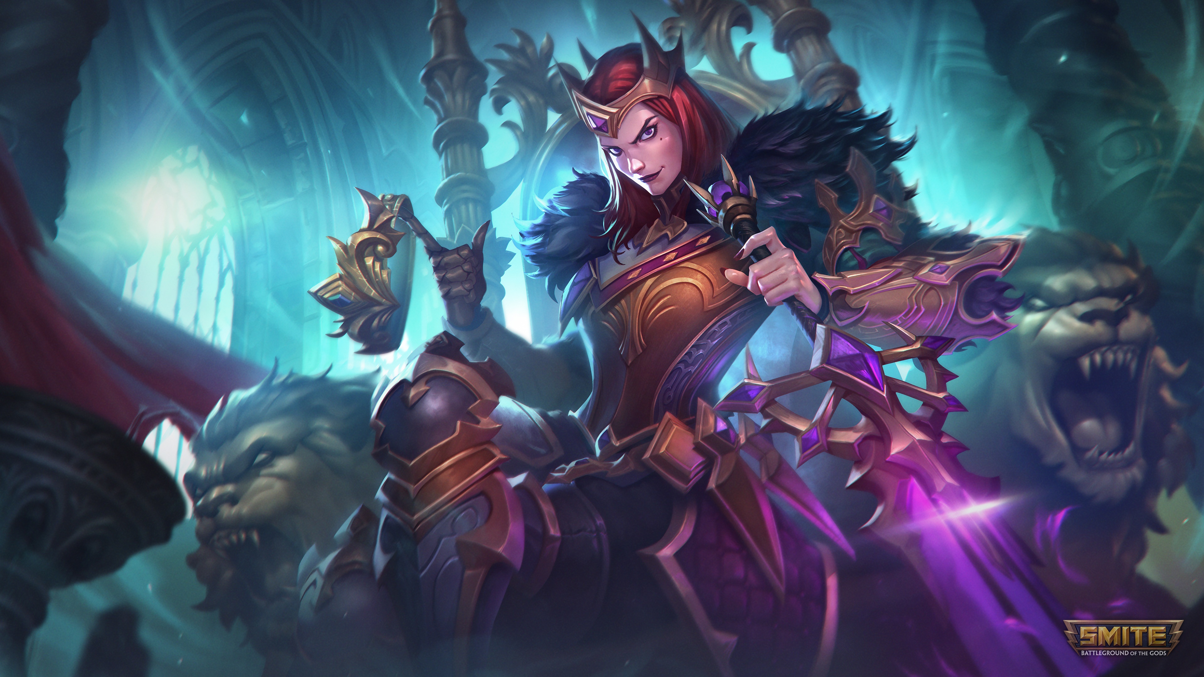 Morgan Le Fay from Smite HD Wallpaper