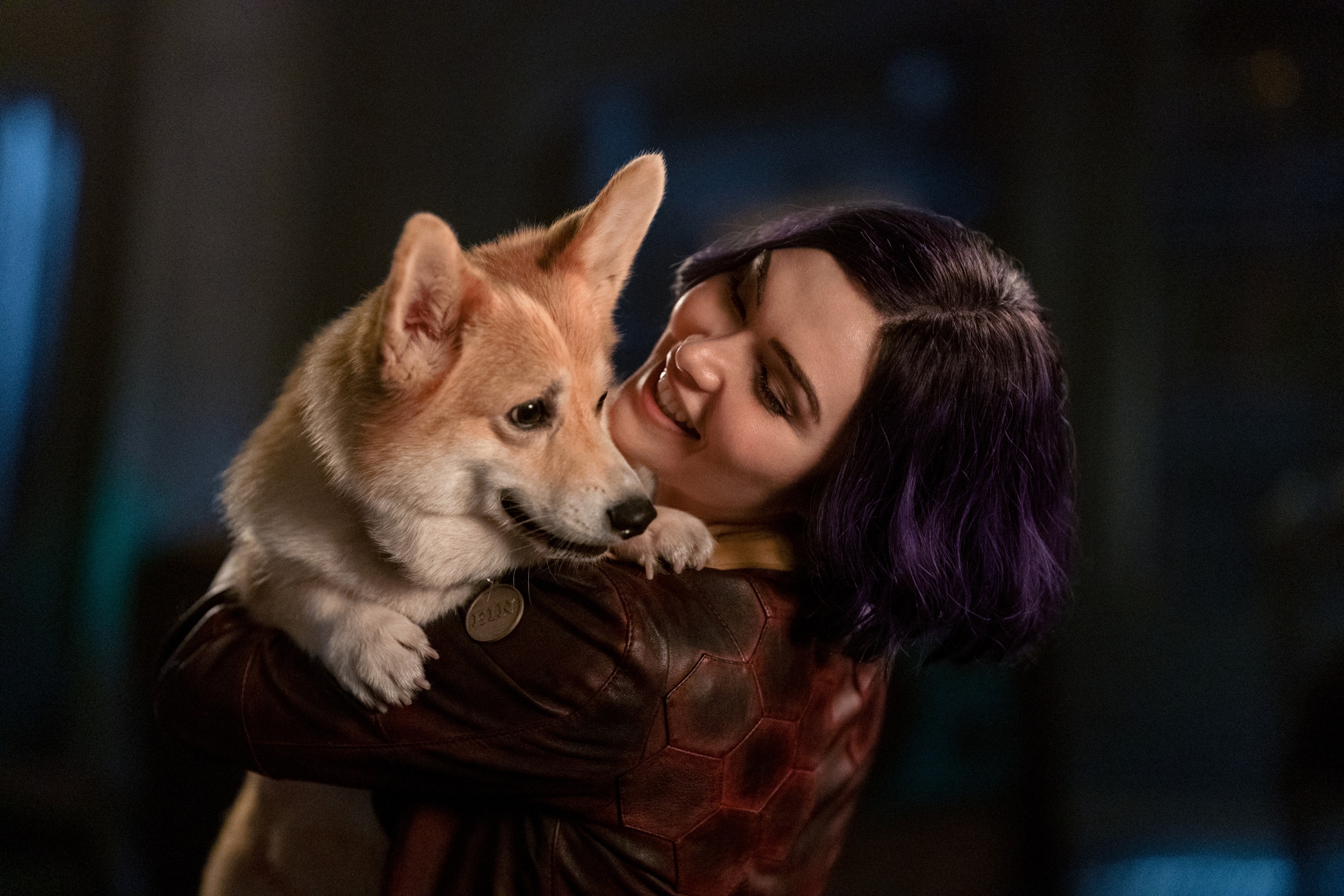 Faye Valentine and Ein from Cowboy Bebop HD Wallpaper