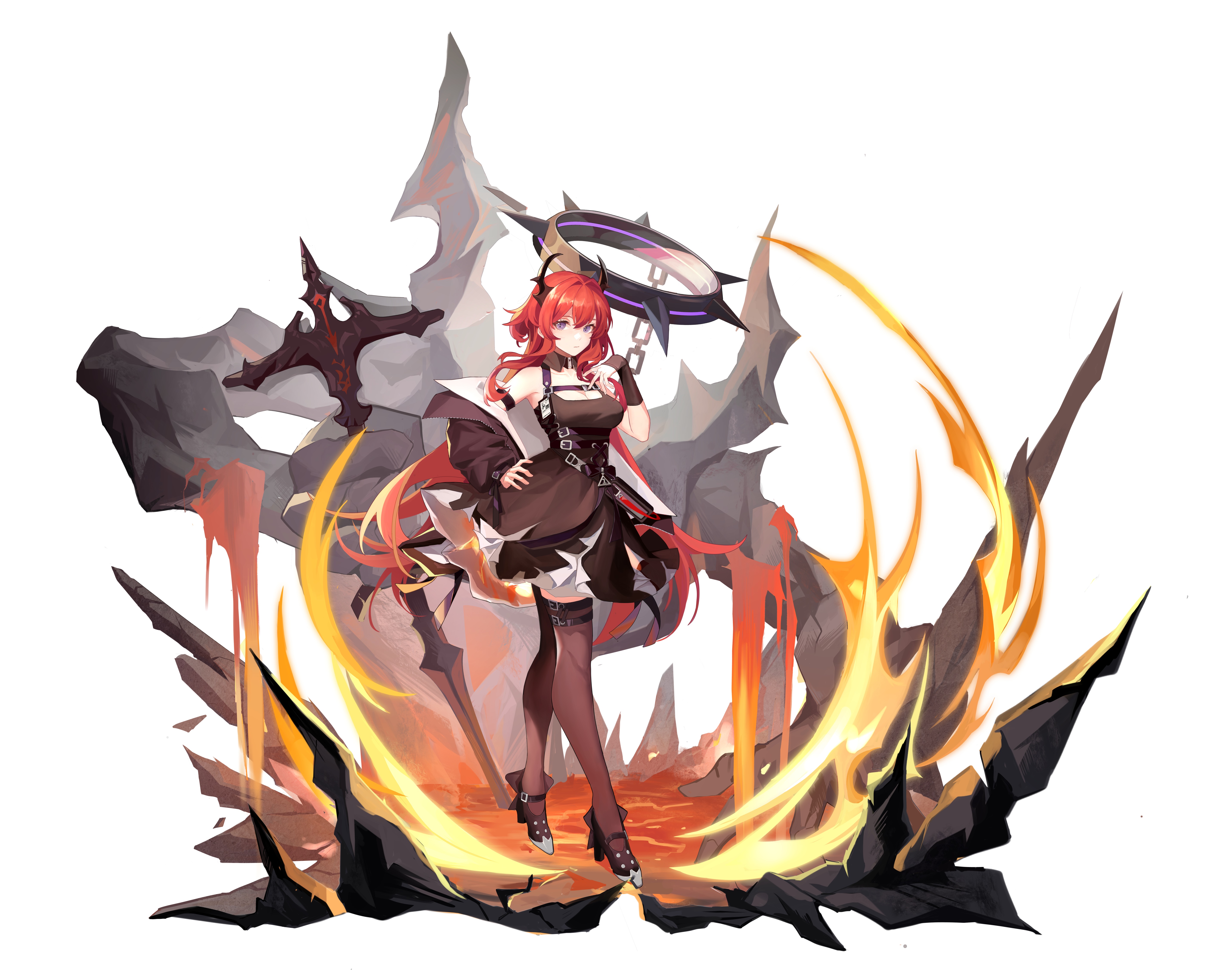 Surtr from Arknights 4K HD Wallpaper
