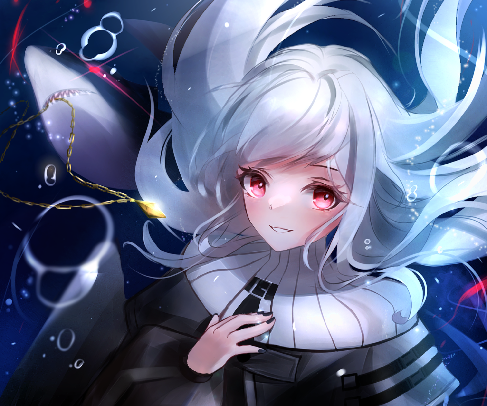 Specter from Arknights underwater HD Wallpaper