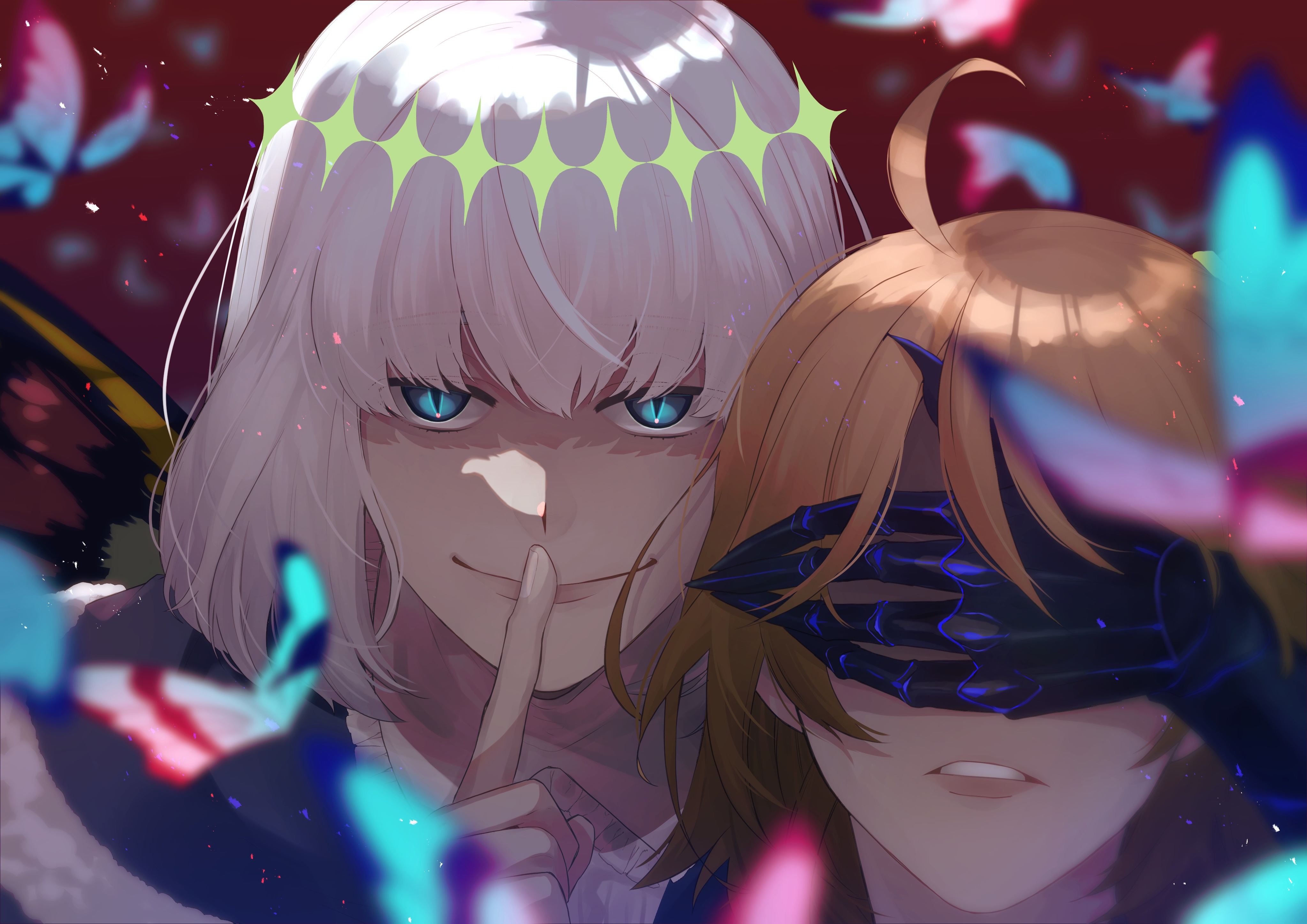 Oberon and Gudako from Fate/Grand Order 4K HD Wallpaper