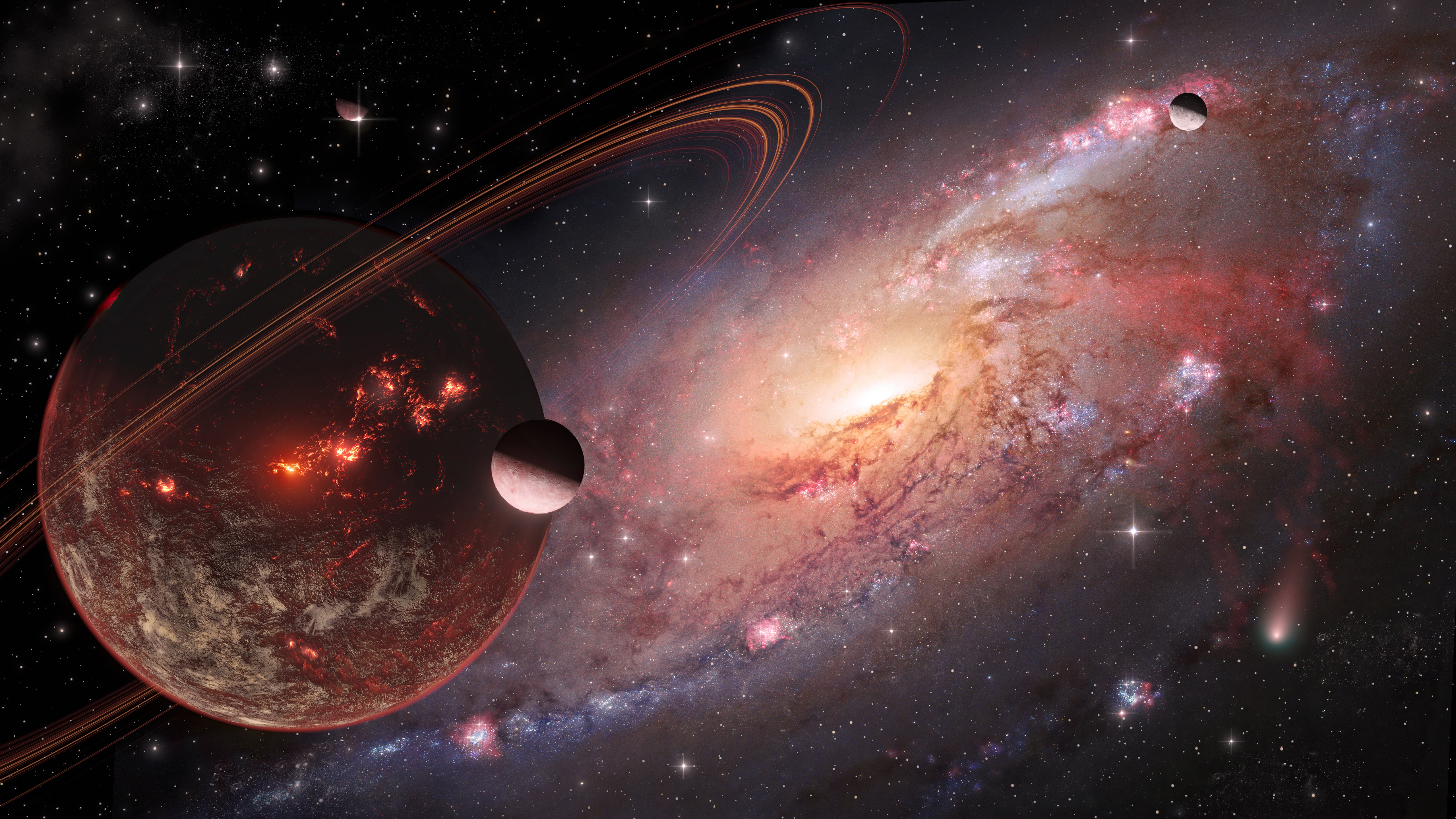 Sci Fi Planet Space Galaxy HD Wallpaper