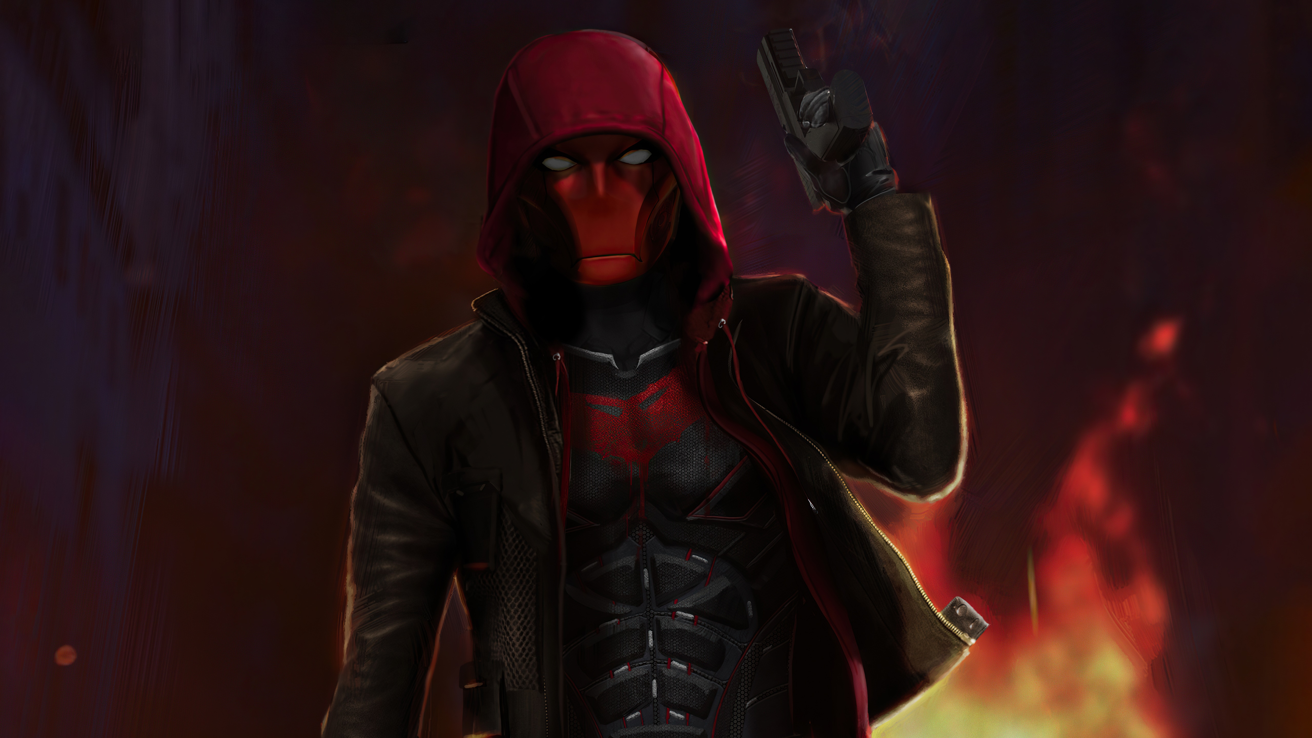 Red Hood from DC Comics 4K HD Wallpaper