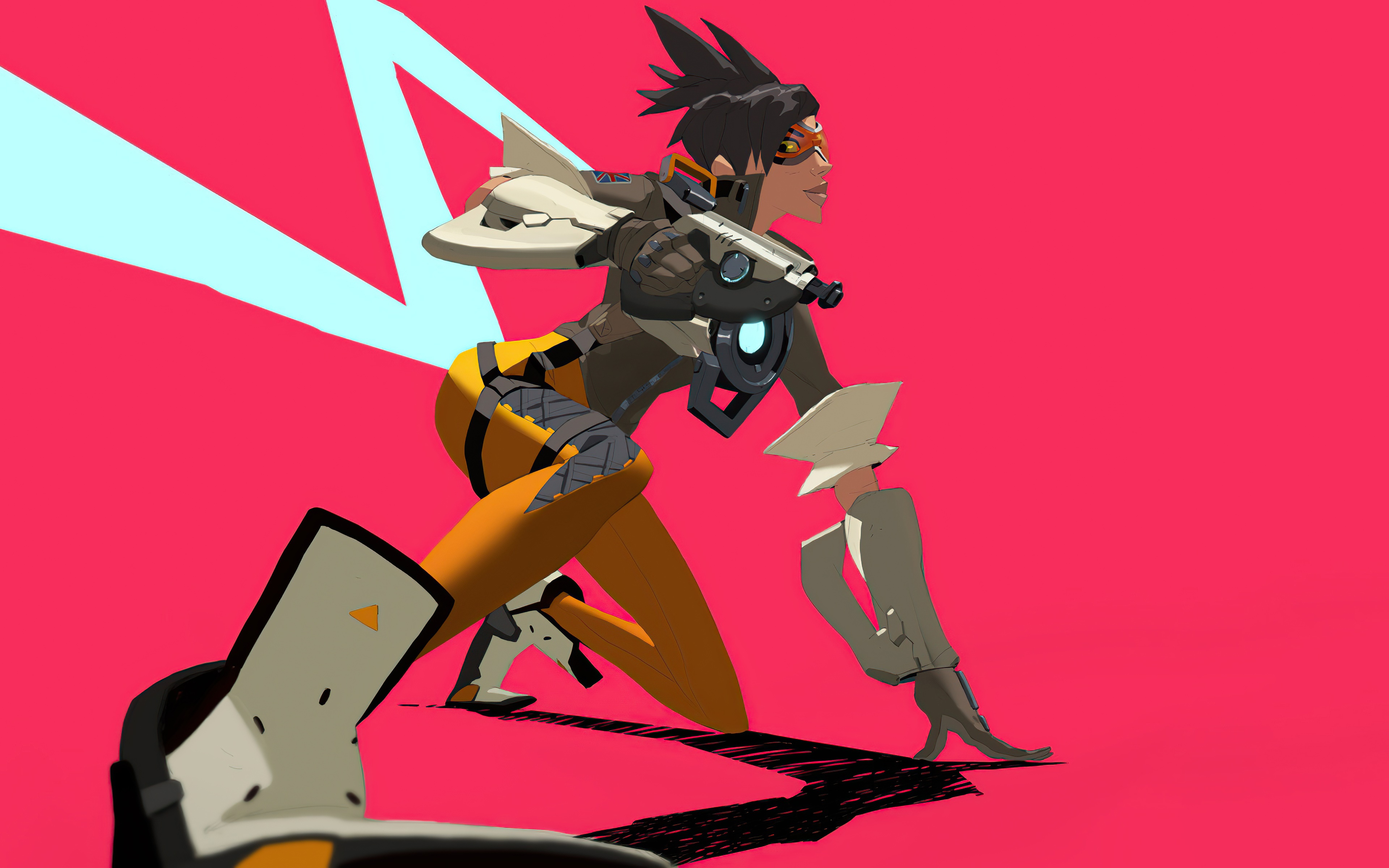 Tracer from Overwatch 4K HD Wallpaper