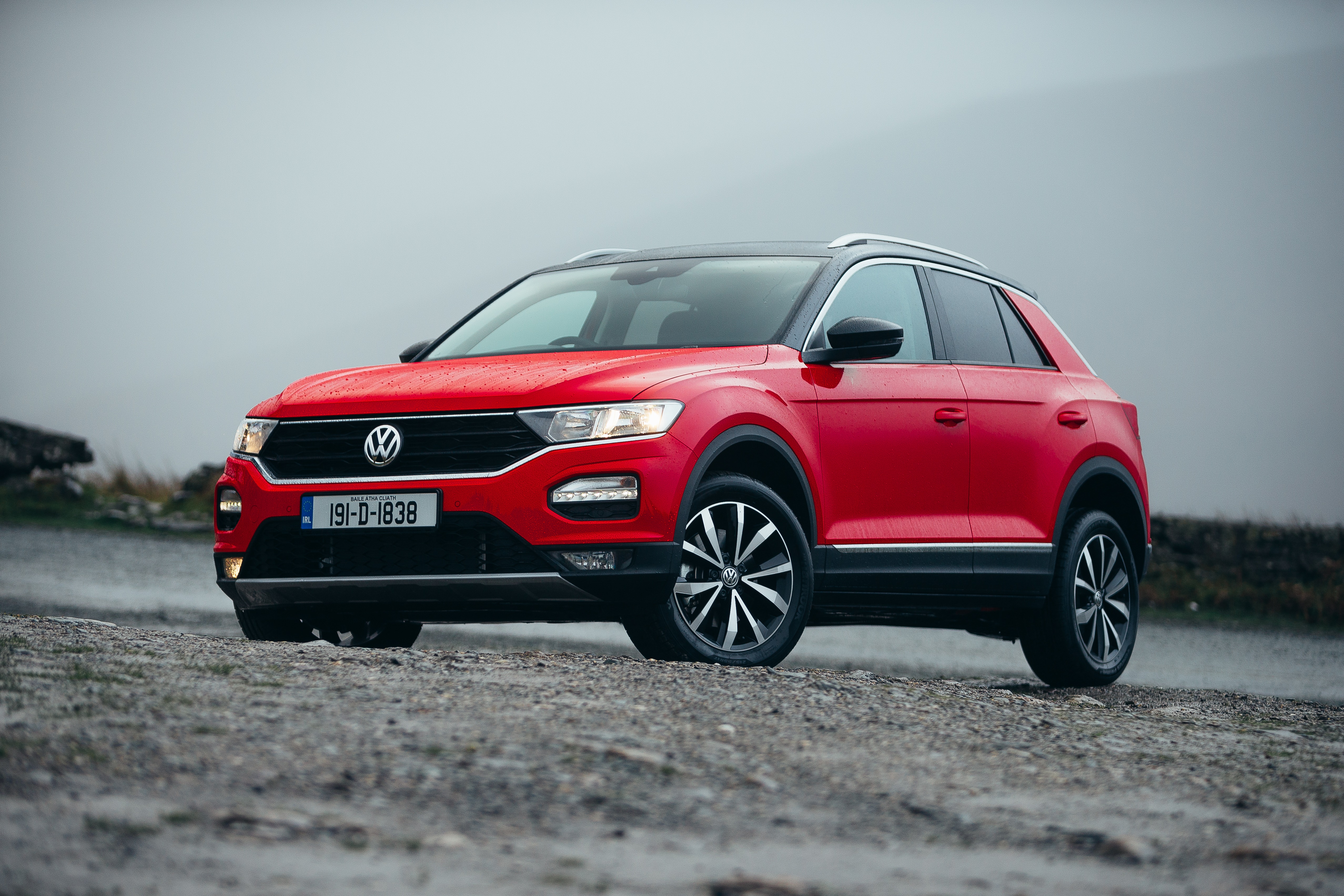 Red Volkswagen T-Roc SUV 4K HD Wallpaper