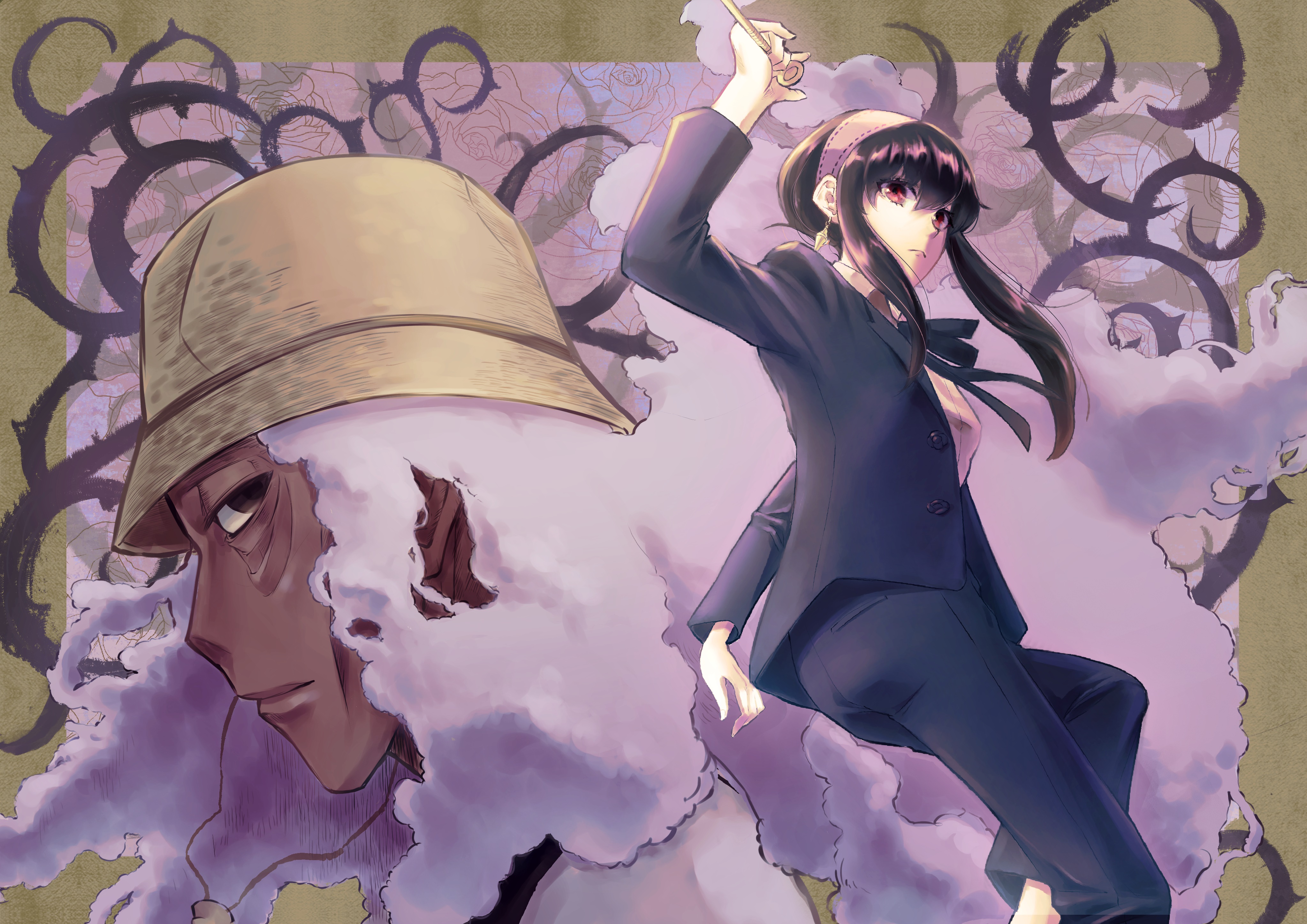 Shopkeeper and Yor Forger from Spy X Family 4K HD Wallpaper