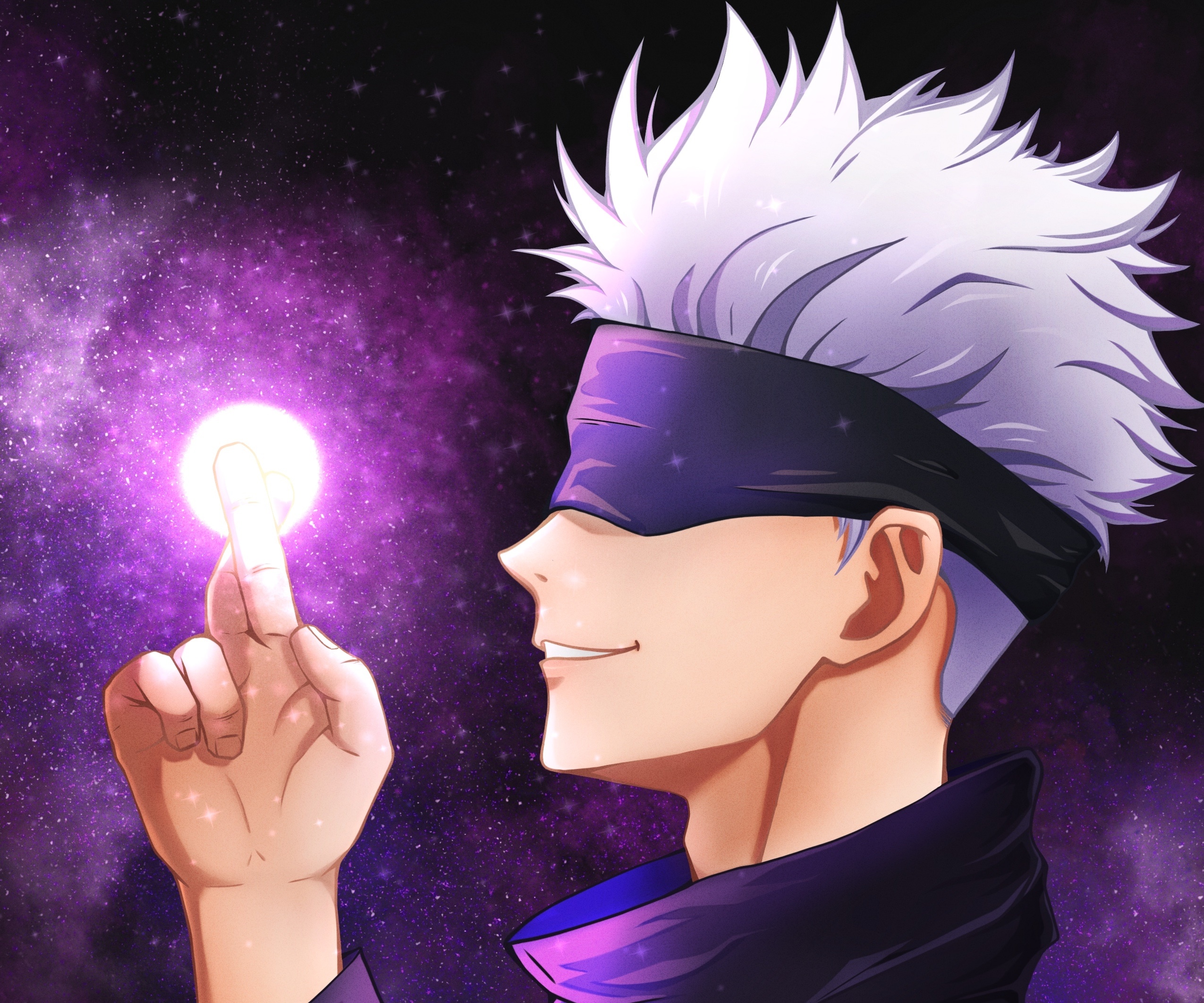 Satoru Gojo from Jujutsu Kaisen with blindfold HD Wallpaper