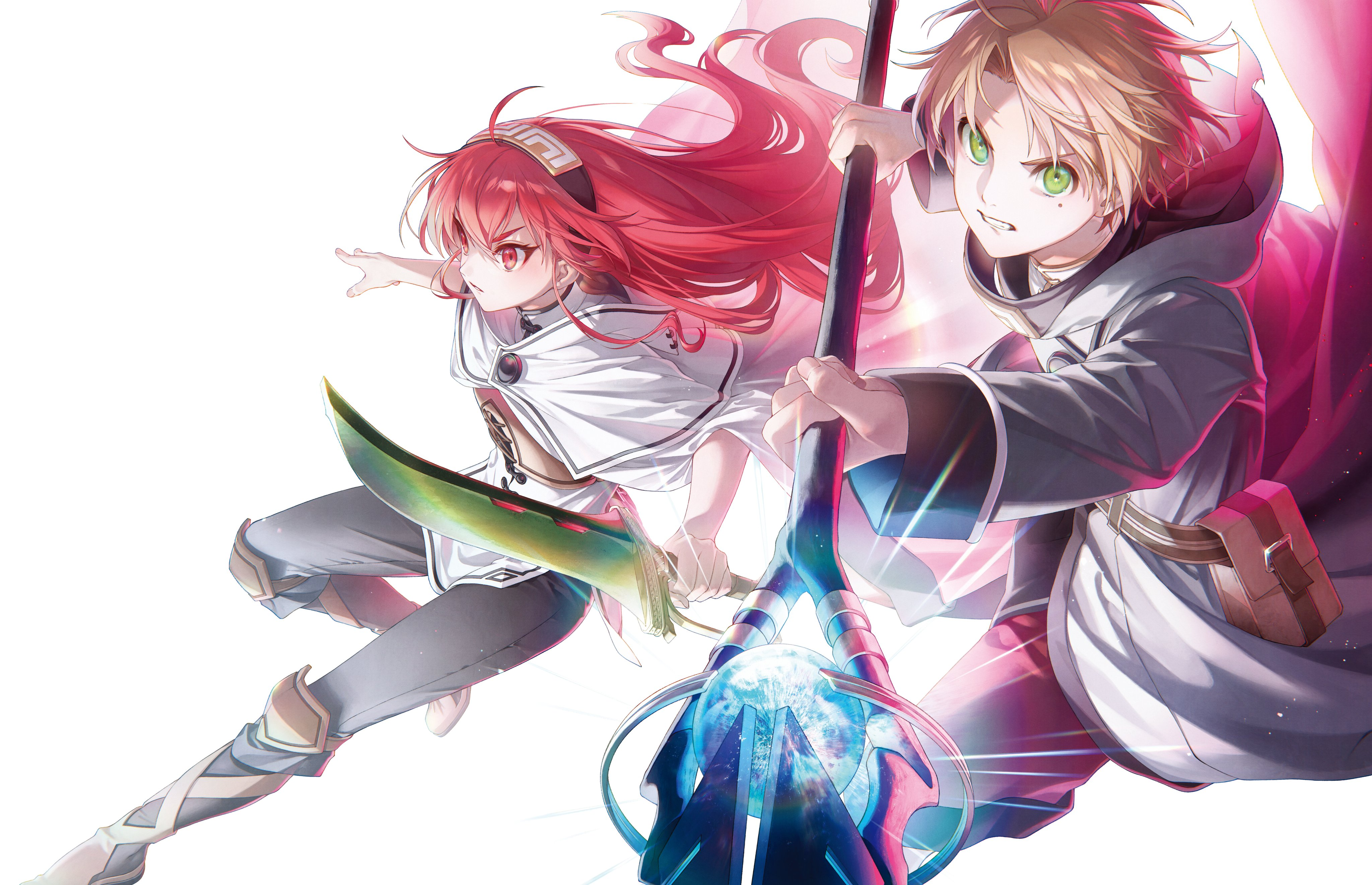 Eris and Rudeus from Mushoku Tensei: Jobless Reincarnation 4K HD Wallpaper