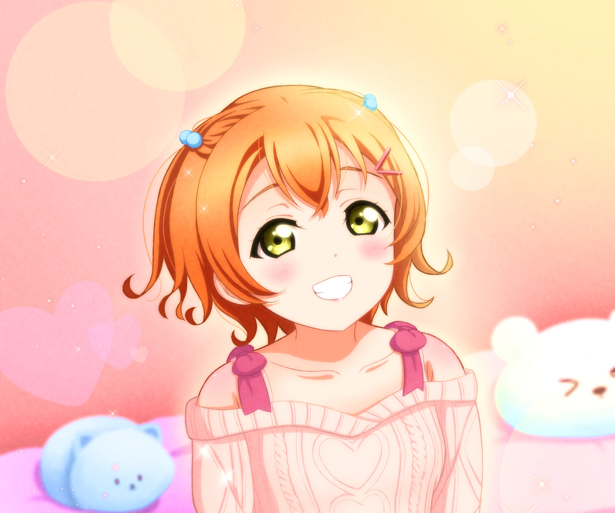 Rin Hoshizora from Love Live! School Idol Festival HD Wallpaper