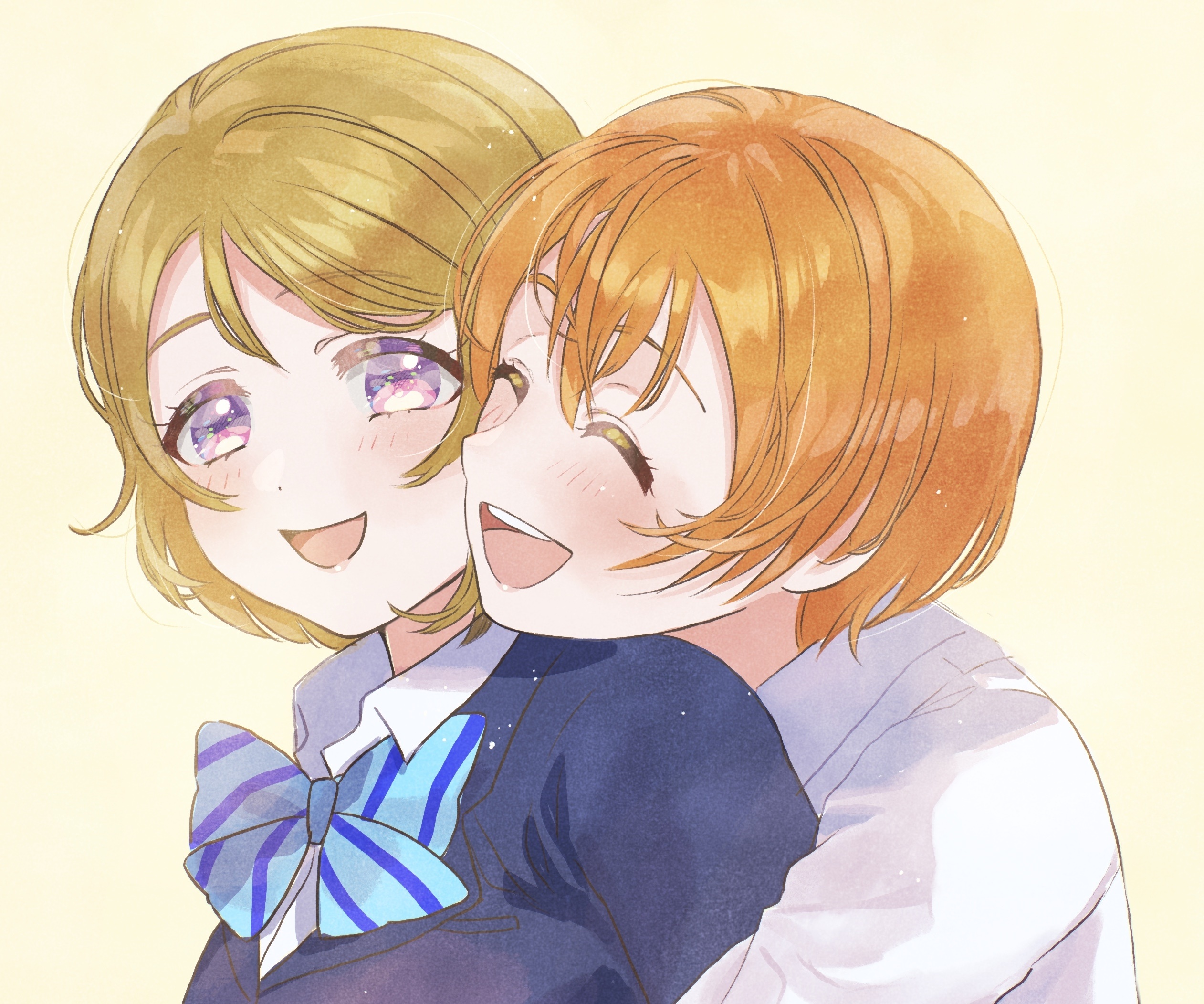 Hanayo Koizumi and Rin Hoshizora from Love Live! School Idol Project HD Wallpaper