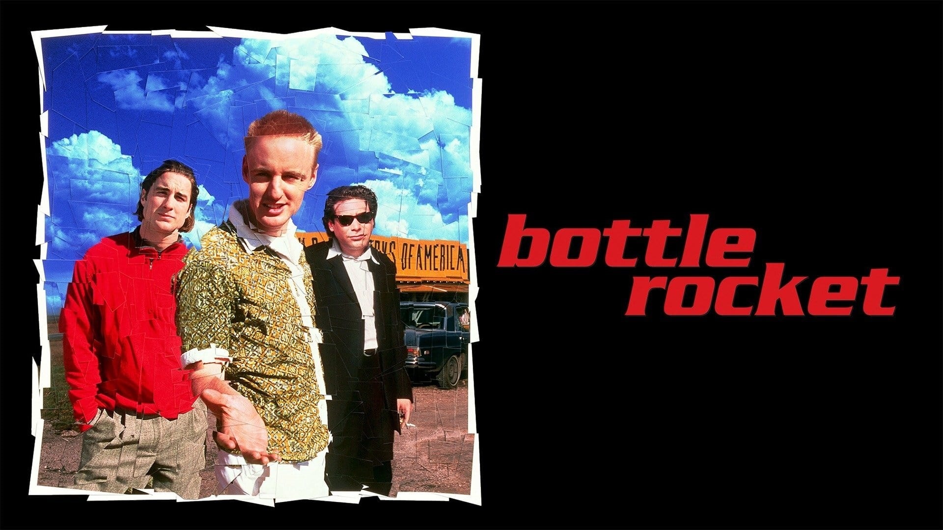 Bottle Rocket movie poster with three men HD Wallpaper