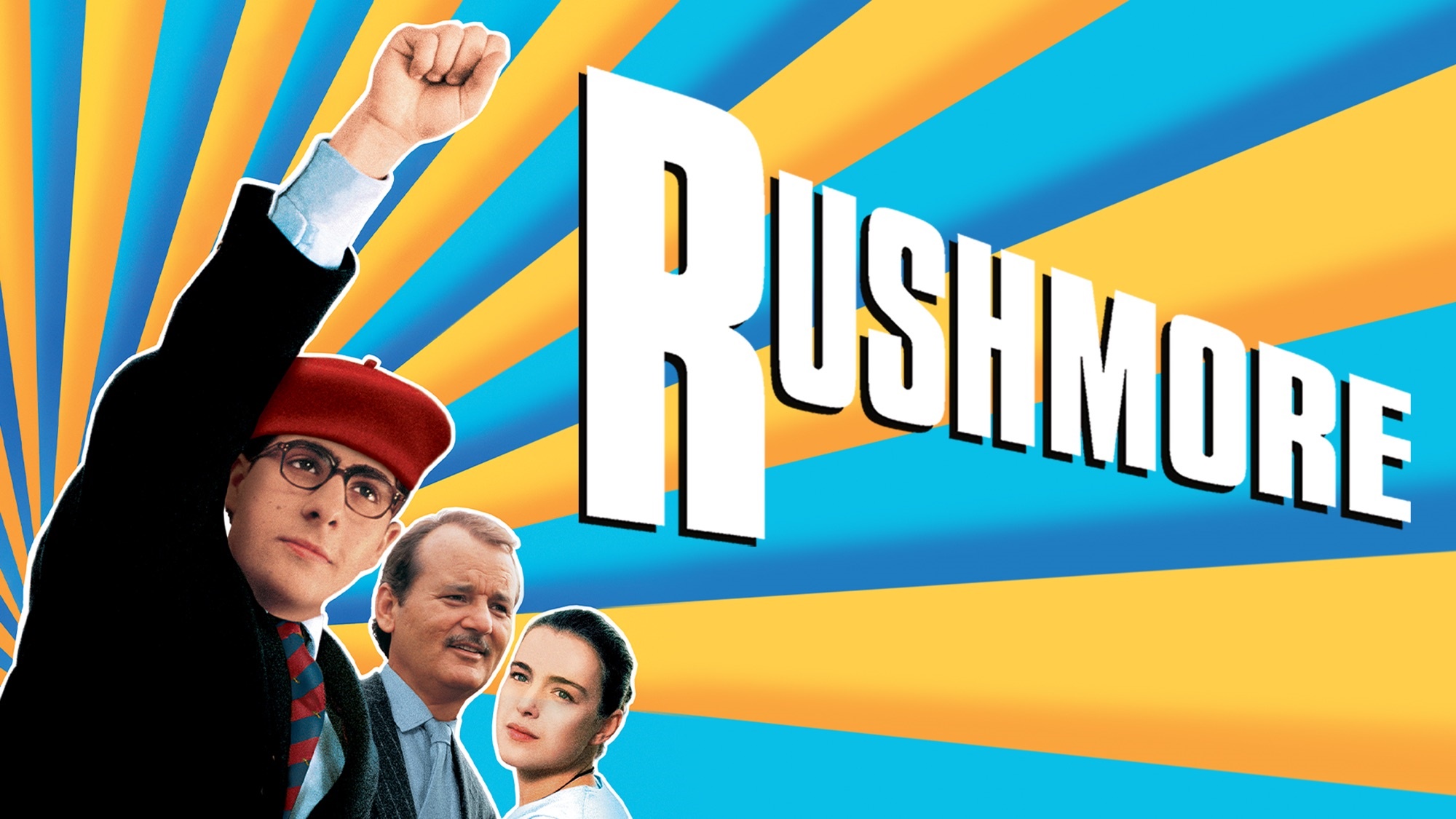 Rushmore movie poster with Jason Schwartzman, Bill Murray, Olivia Williams HD Wallpaper