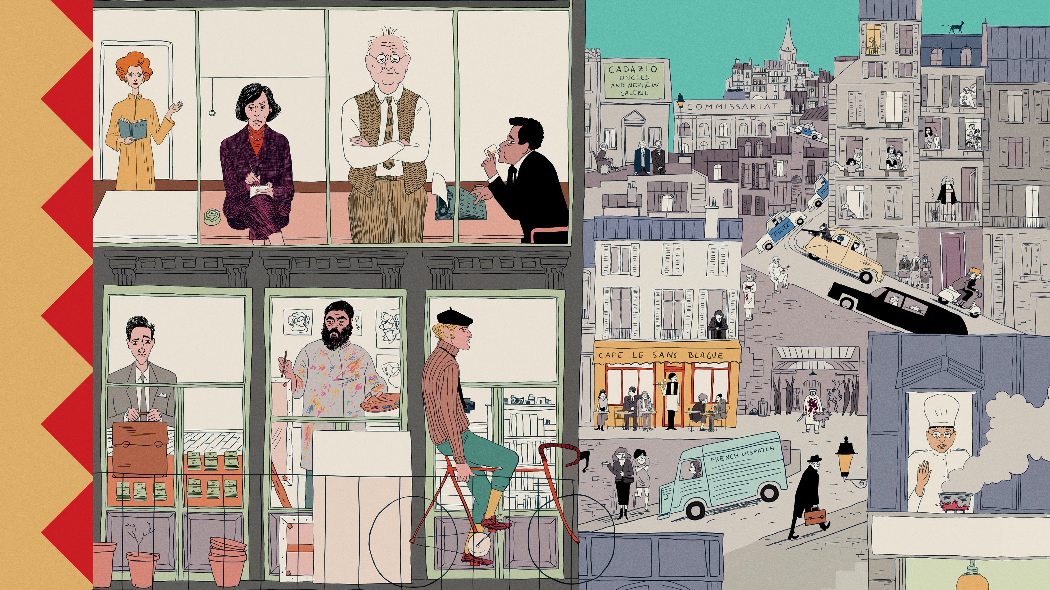 The French Dispatch HD Wallpaper
