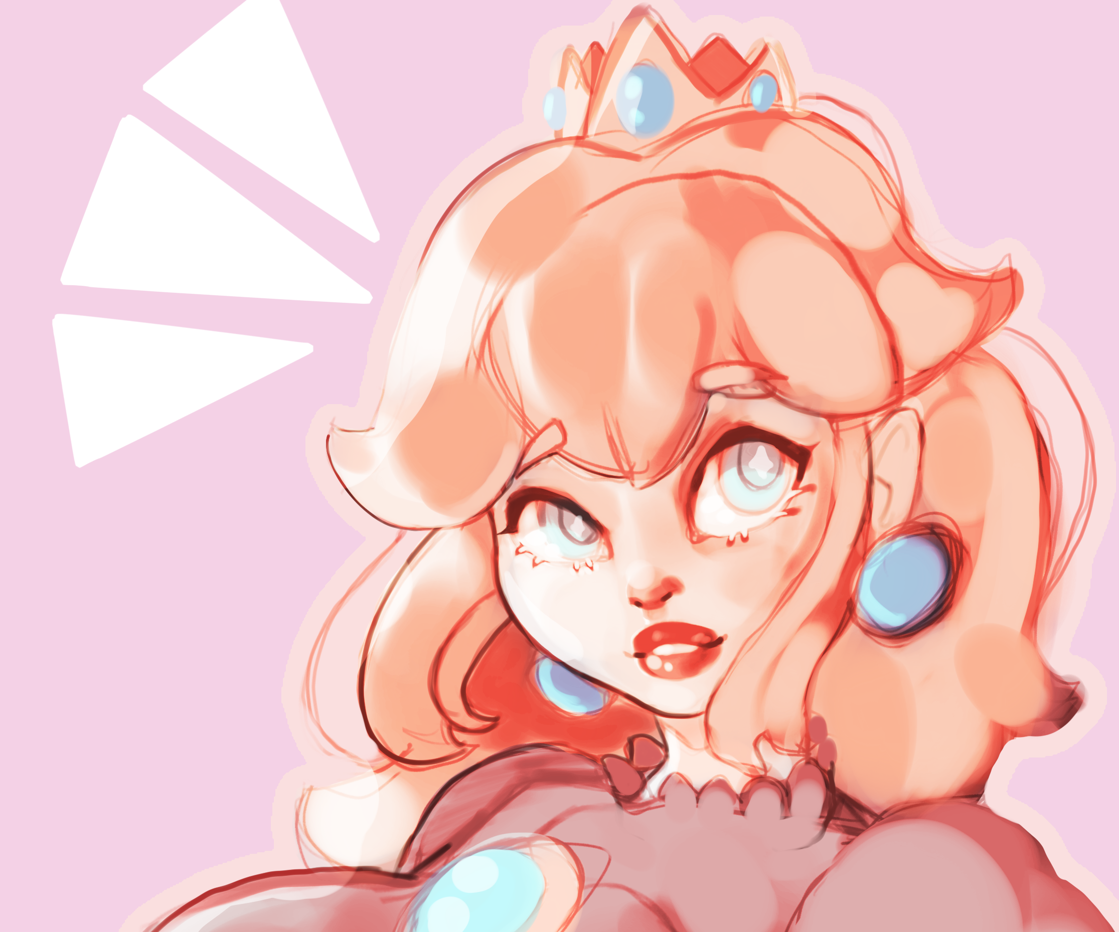 Princess Peach from Super Mario Bros. HD Wallpaper