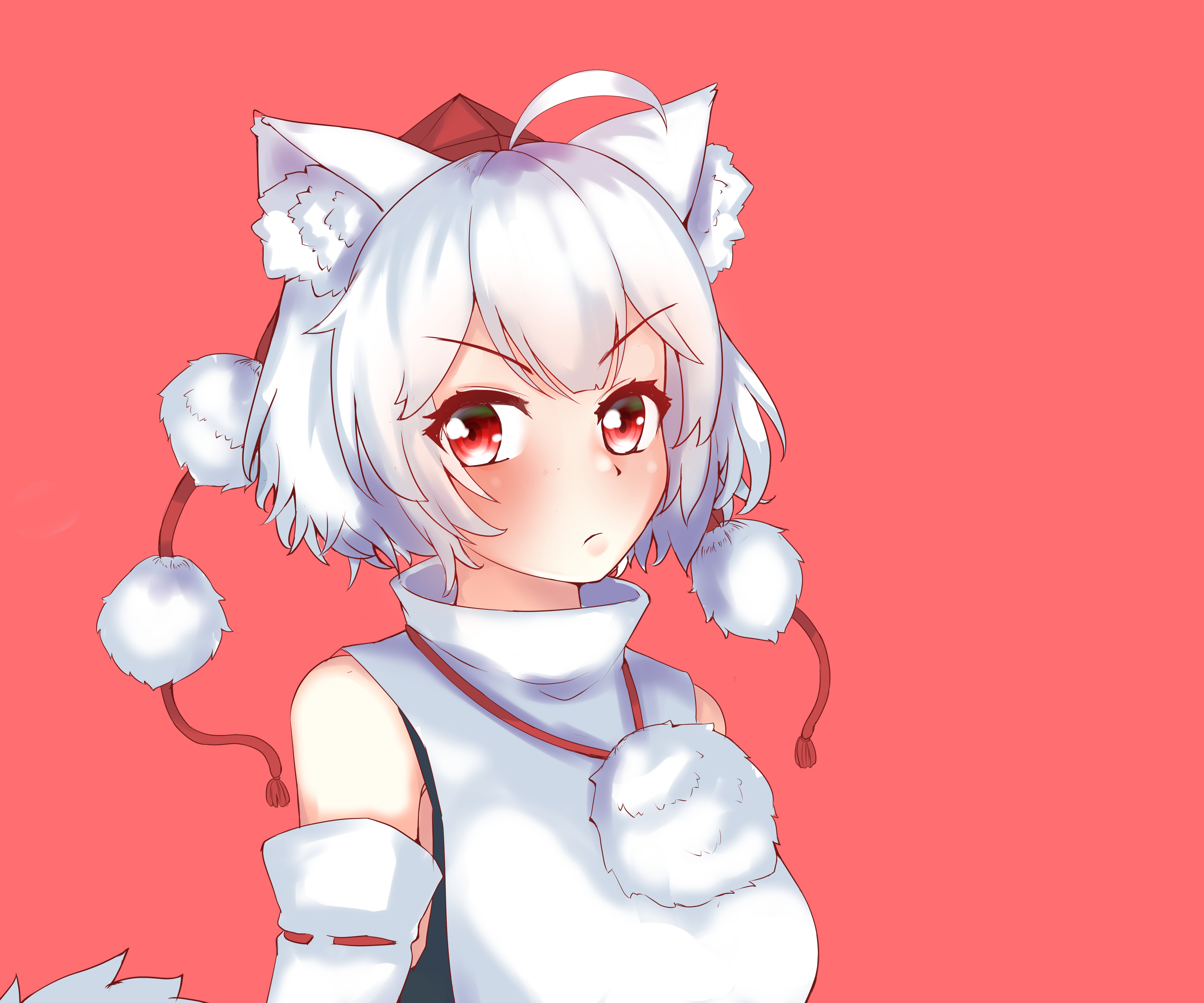 Momiji Inubashiri from Touhou 4K HD Wallpaper