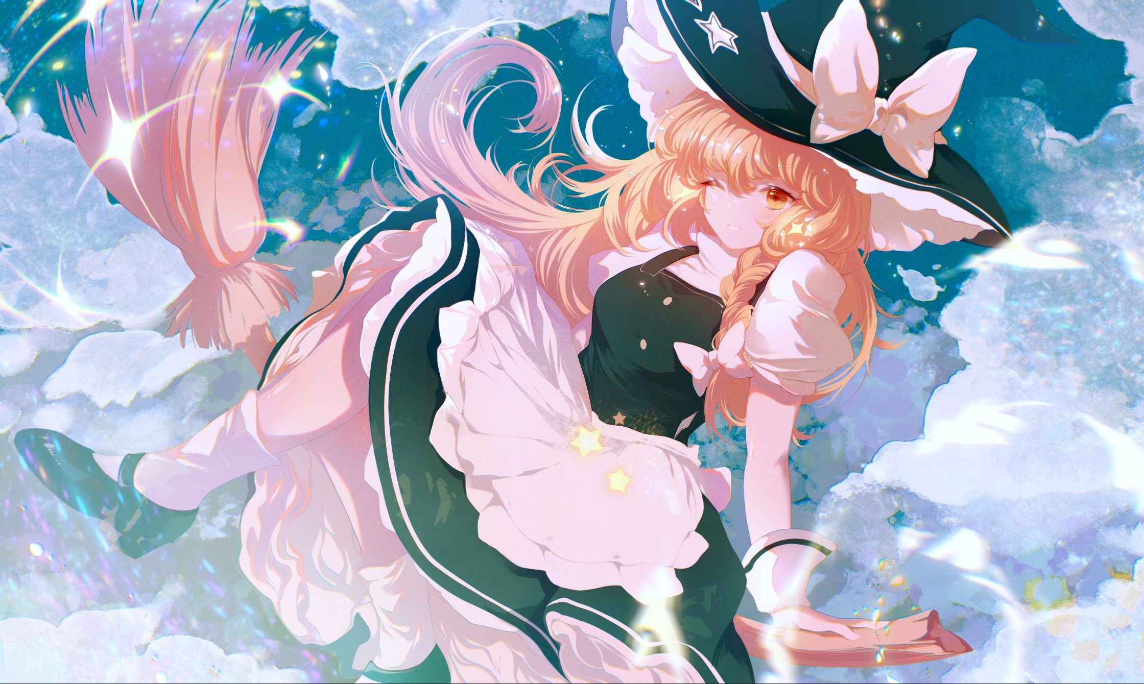 Marisa Kirisame from Touhou HD Wallpaper