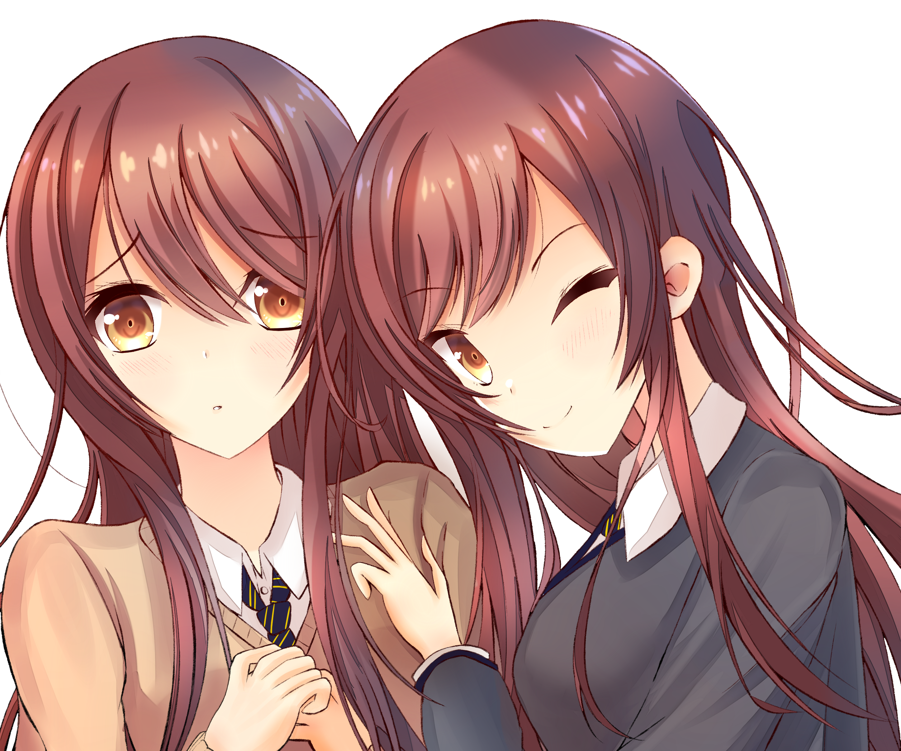 Amana Osaki and Tenka Osaki from The IDOLM@STER: Shiny Colors HD Wallpaper