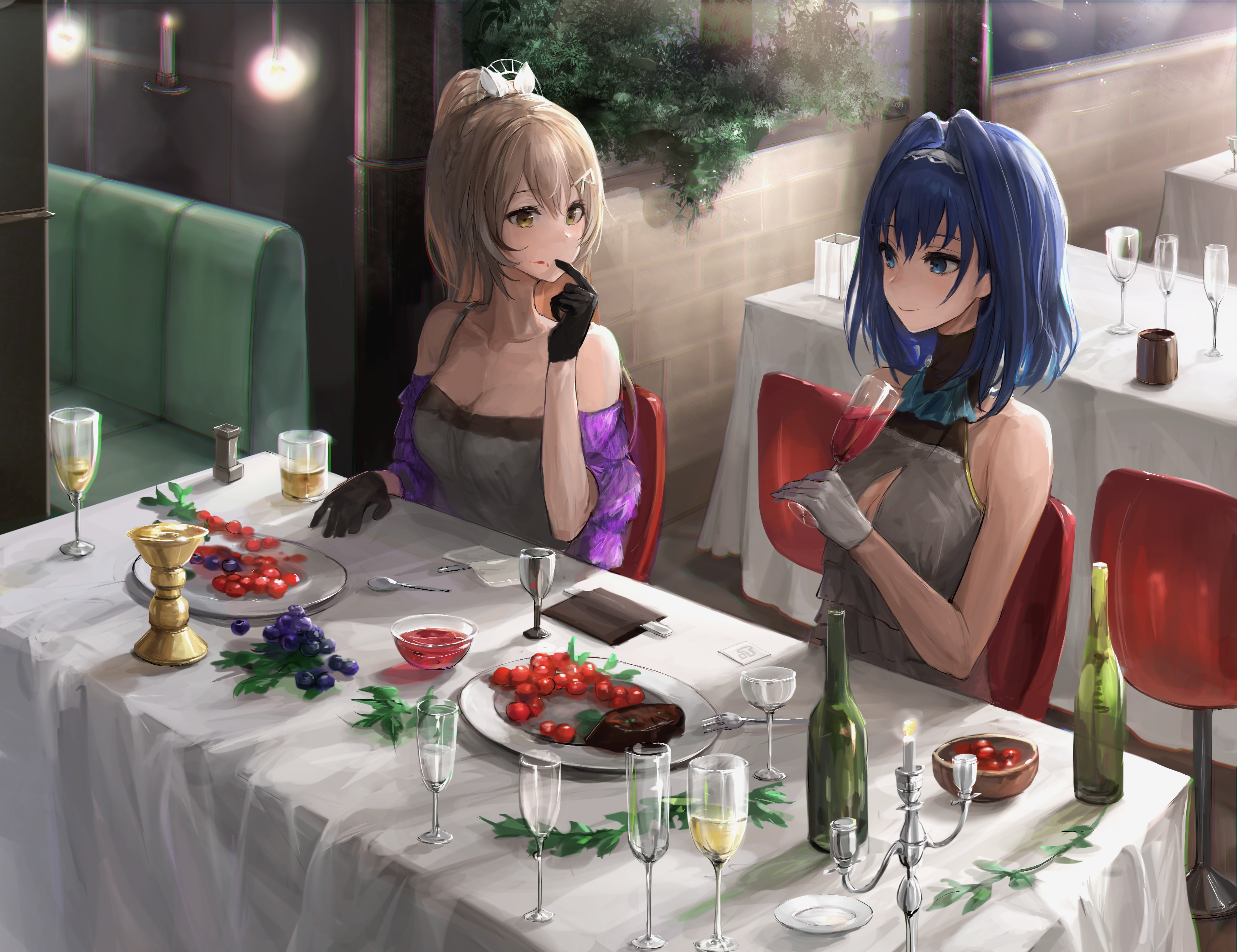 Nanashi Mumei and Ouro Kronii from Hololive HD Wallpaper