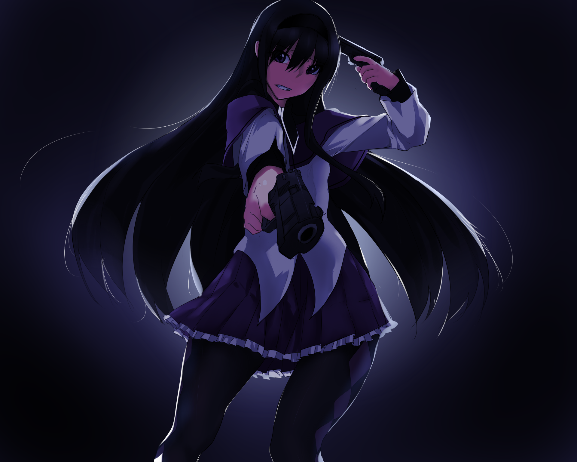 Homura Akemi from Puella Magi Madoka Magica HD Wallpaper