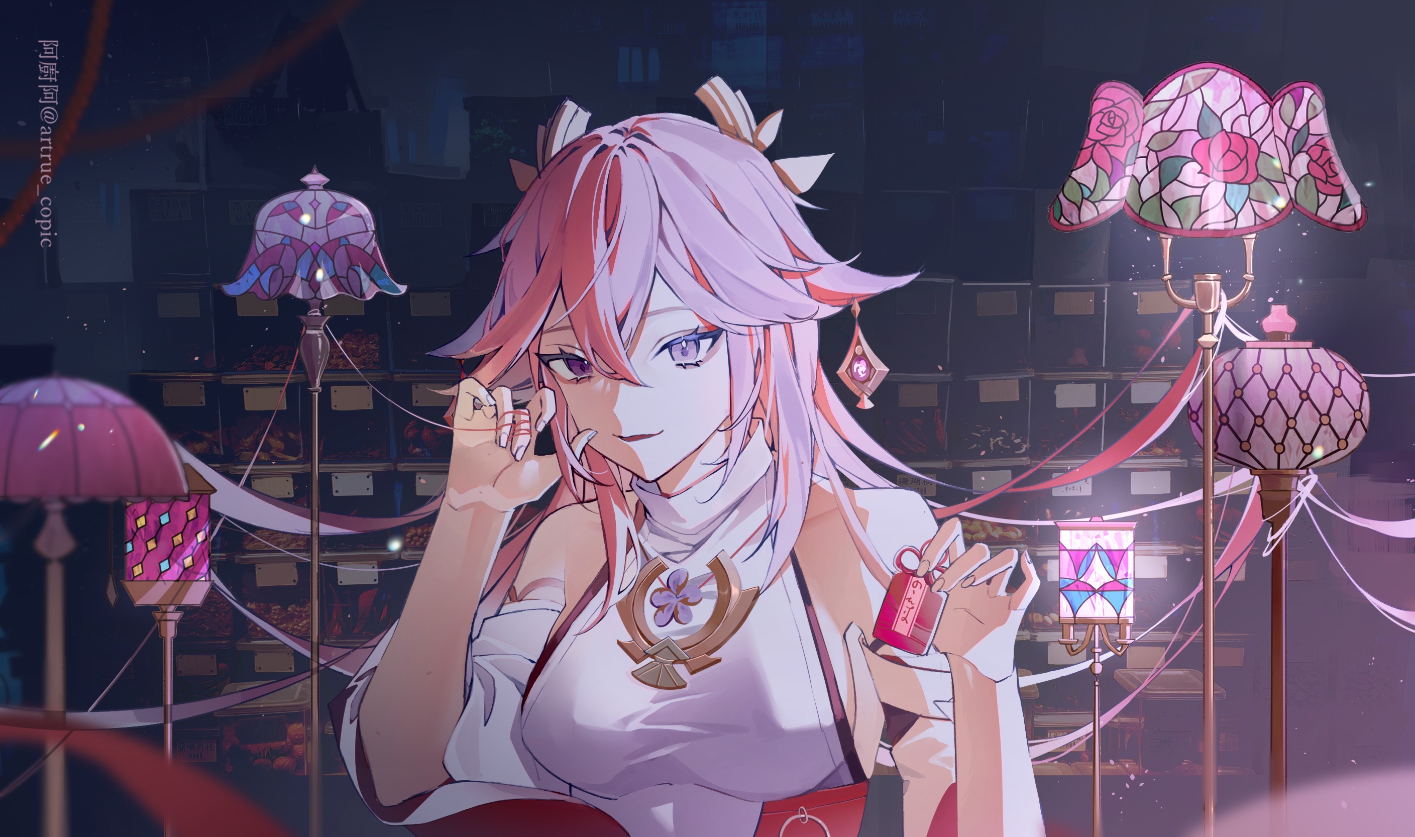Yae Miko from Genshin Impact HD Wallpaper