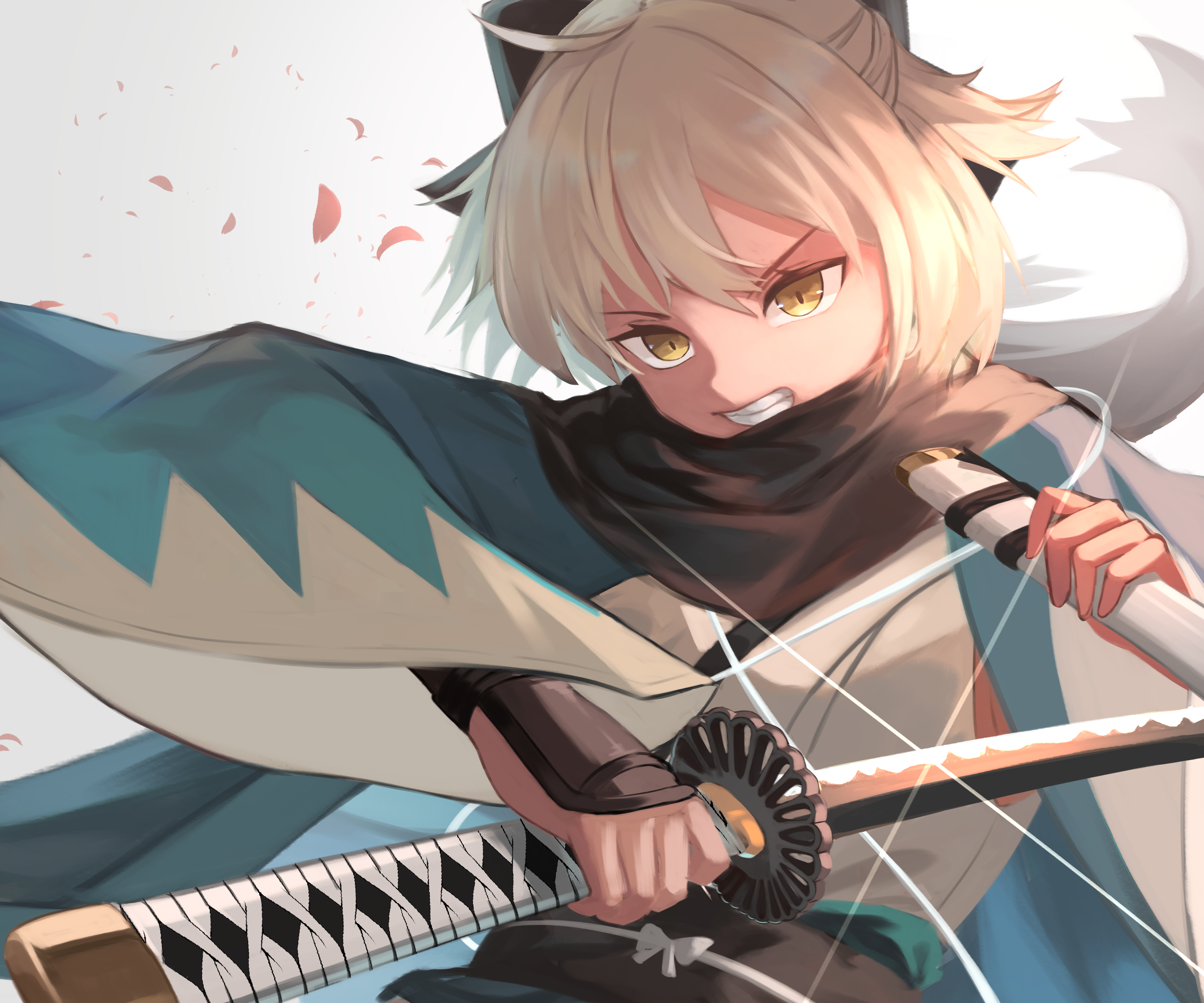 Sakura Saber from Fate/Grand Order HD Wallpaper