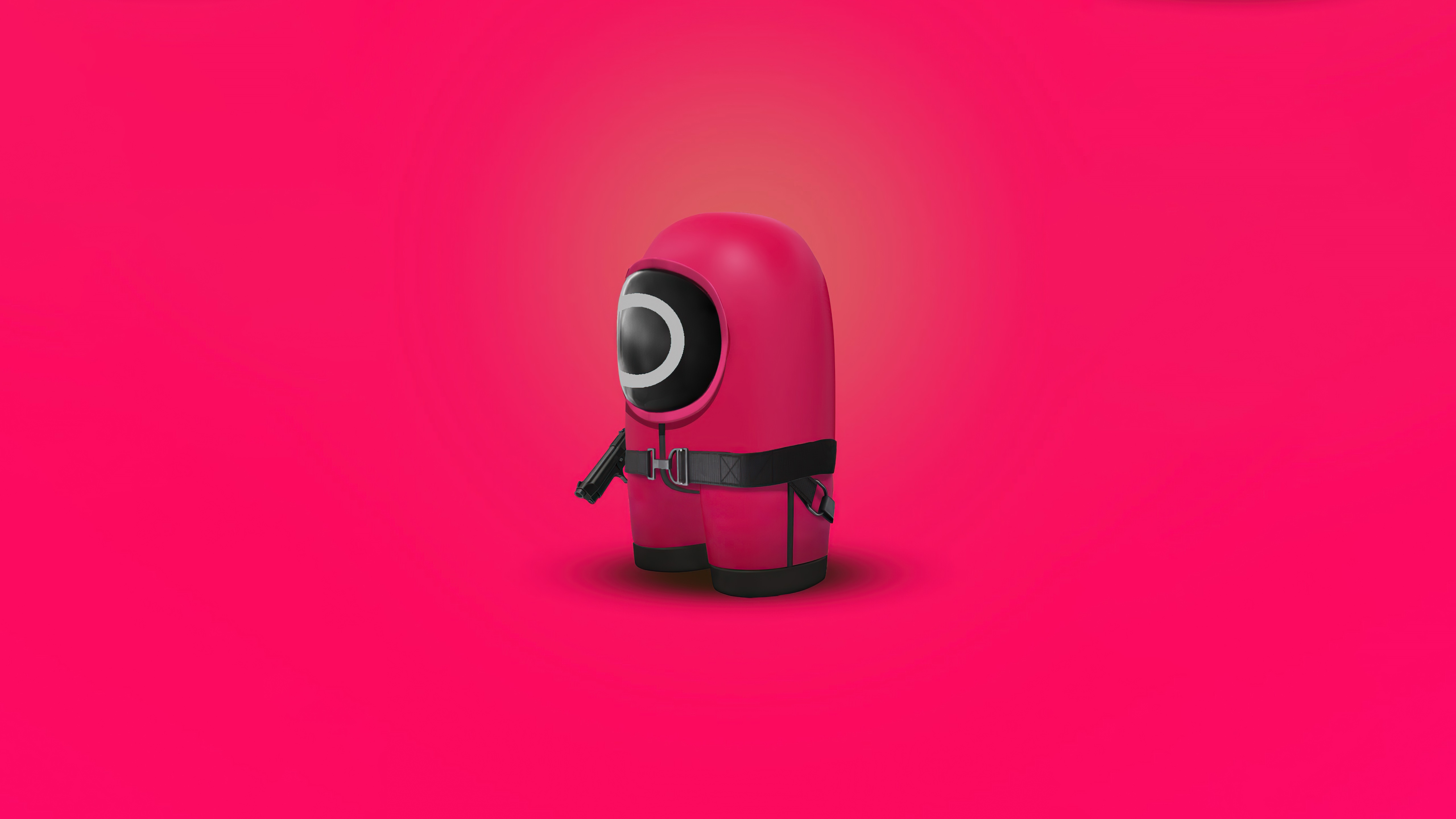 Squid Game Among Us Character HD Wallpaper