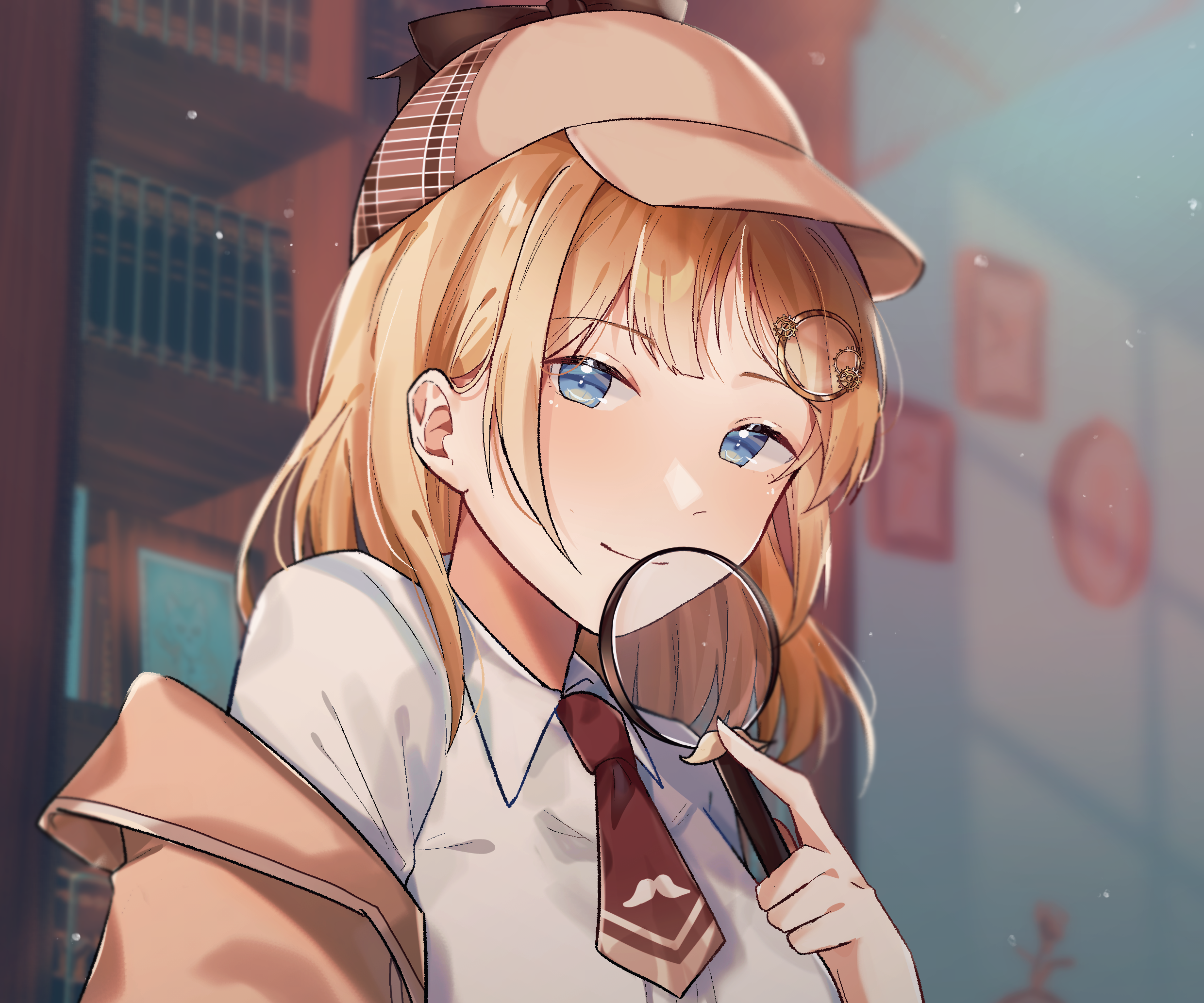 Watson Amelia from Hololive, a virtual YouTuber HD Wallpaper
