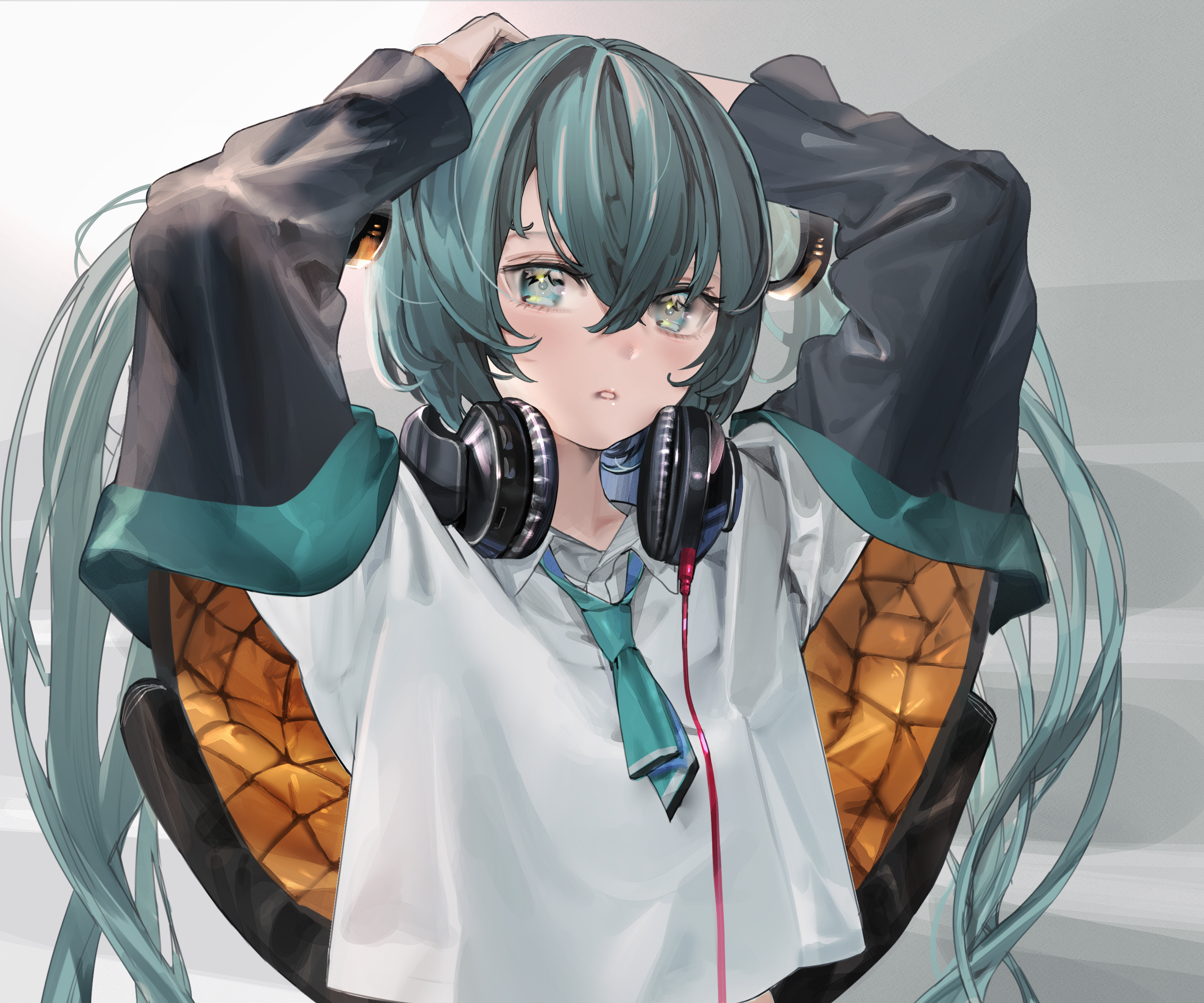 Hatsune Miku from Vocaloid HD Wallpaper